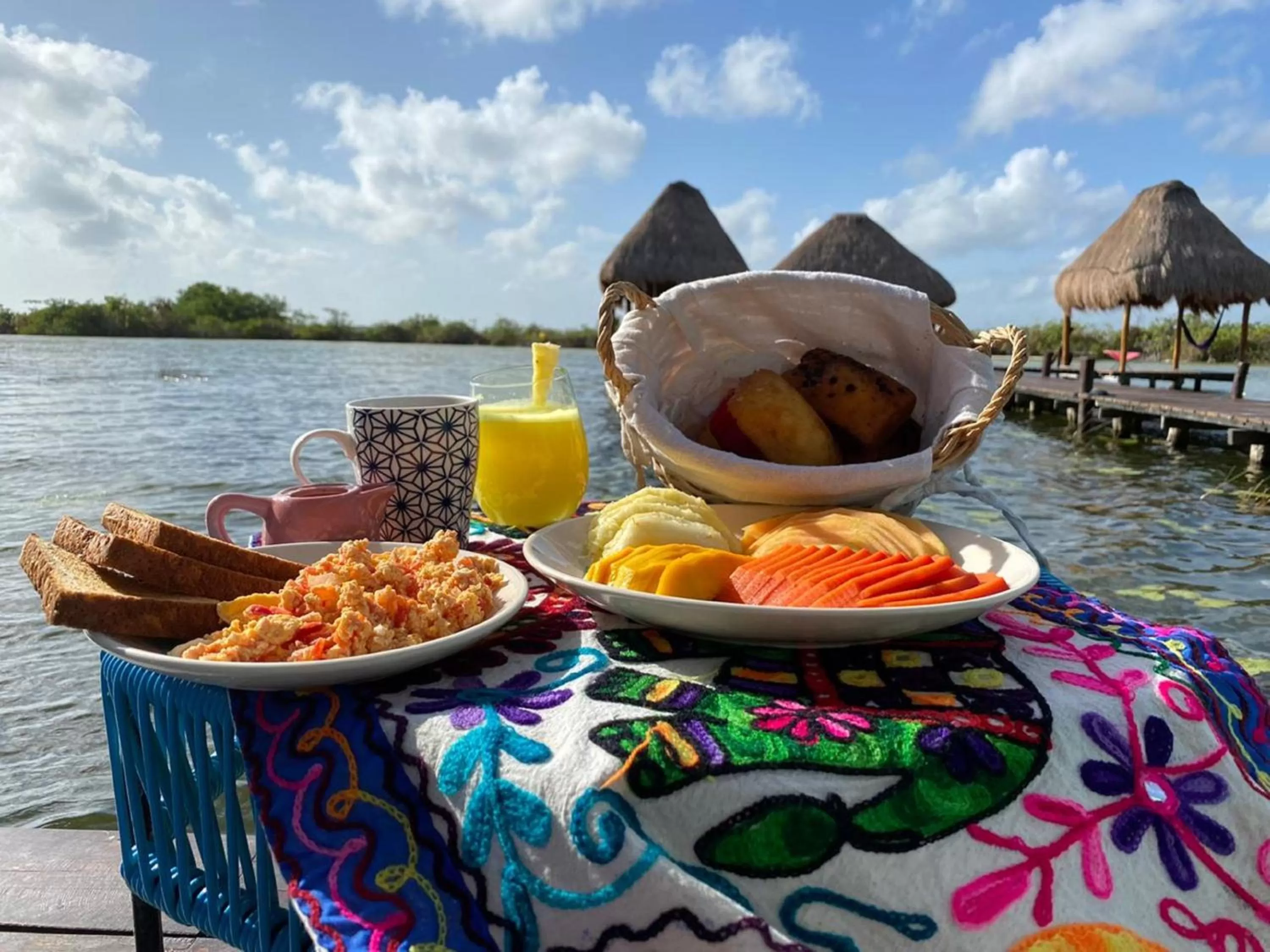 Food and drinks in Casa Shiva Bacalar by MIJ