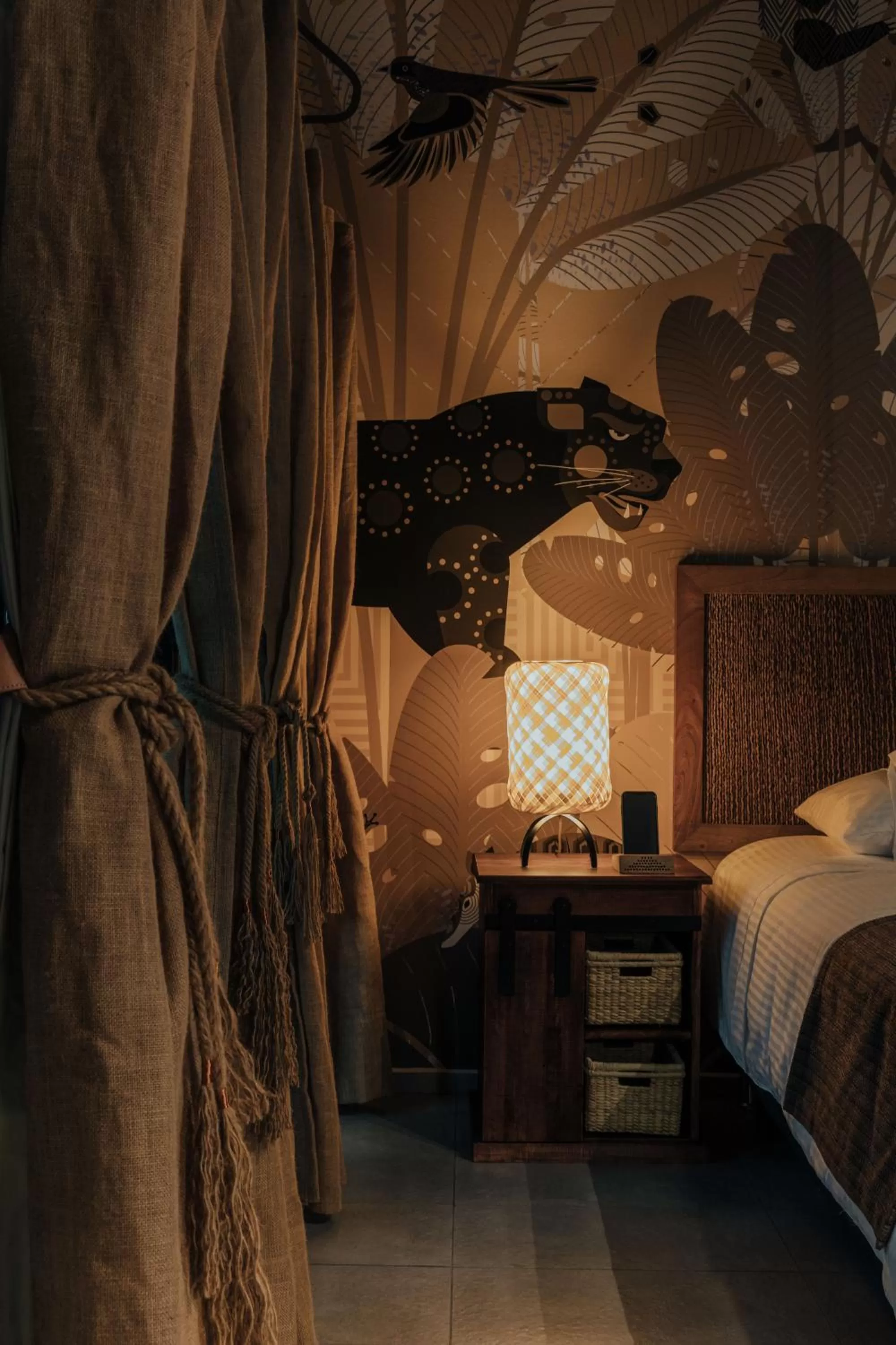 Decorative detail, Bed in Sui Posada Boutique