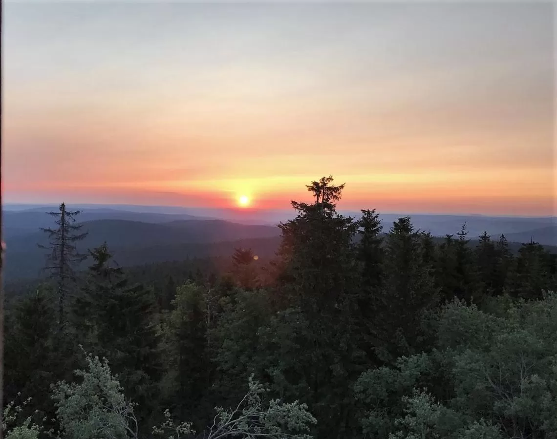 Natural landscape in Auersberg Haus