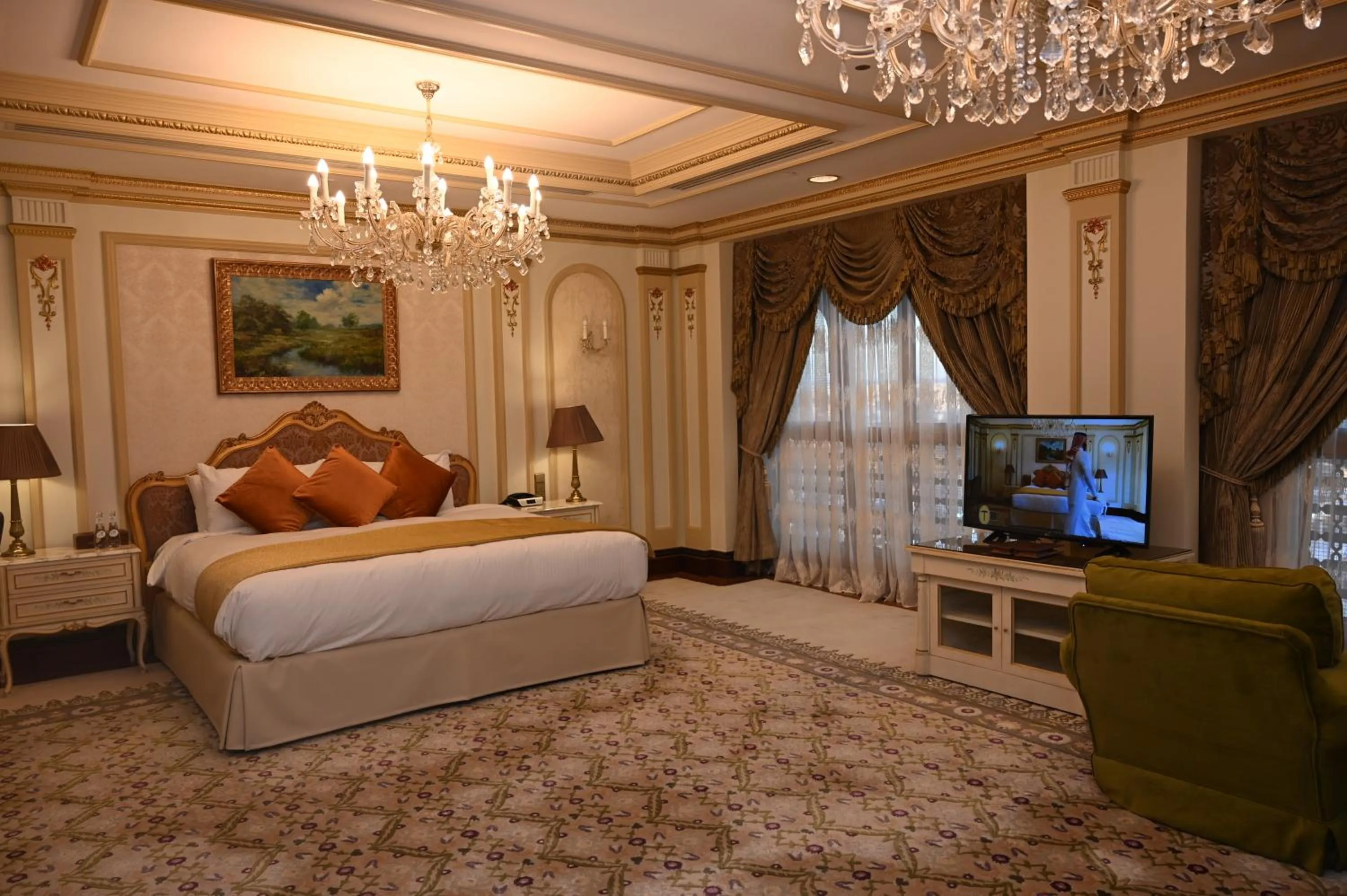 Bed in Dar Al Taqwa Hotel