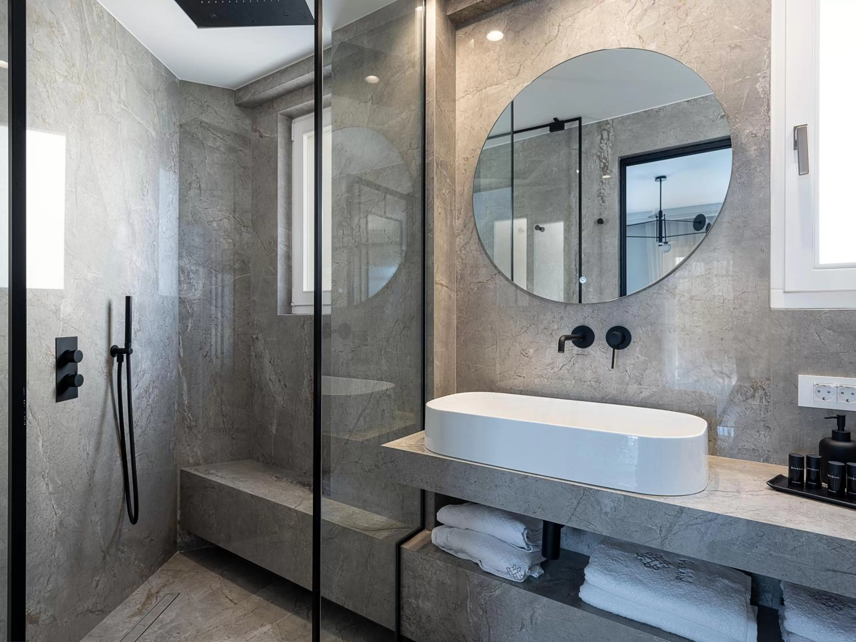 Bathroom in Riviera Suites