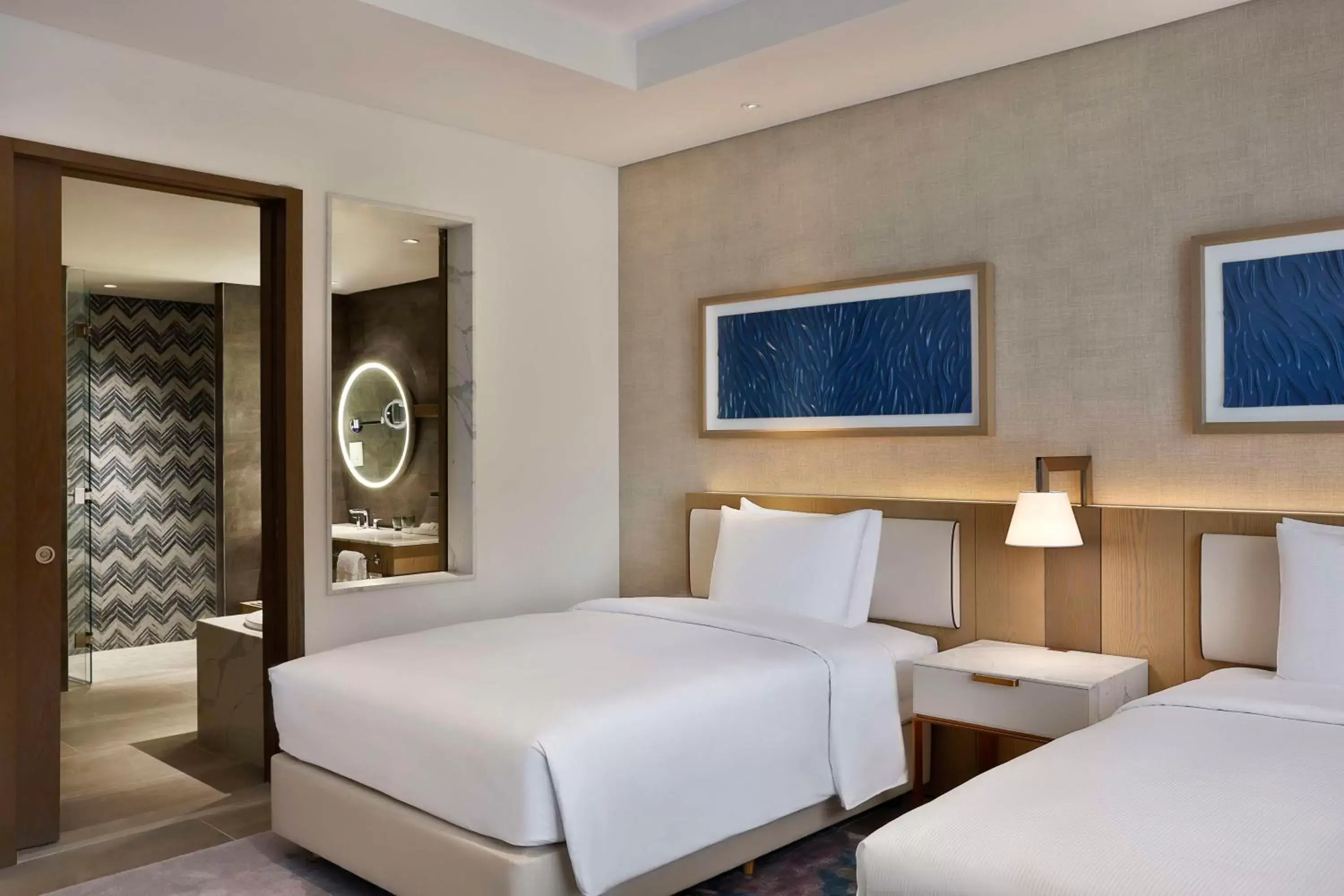 Executive Double Room with Two Double Beds in Hilton Abu Dhabi Yas Island Executive Double Room with Two Double Beds in Hilton Abu Dhabi Yas Island