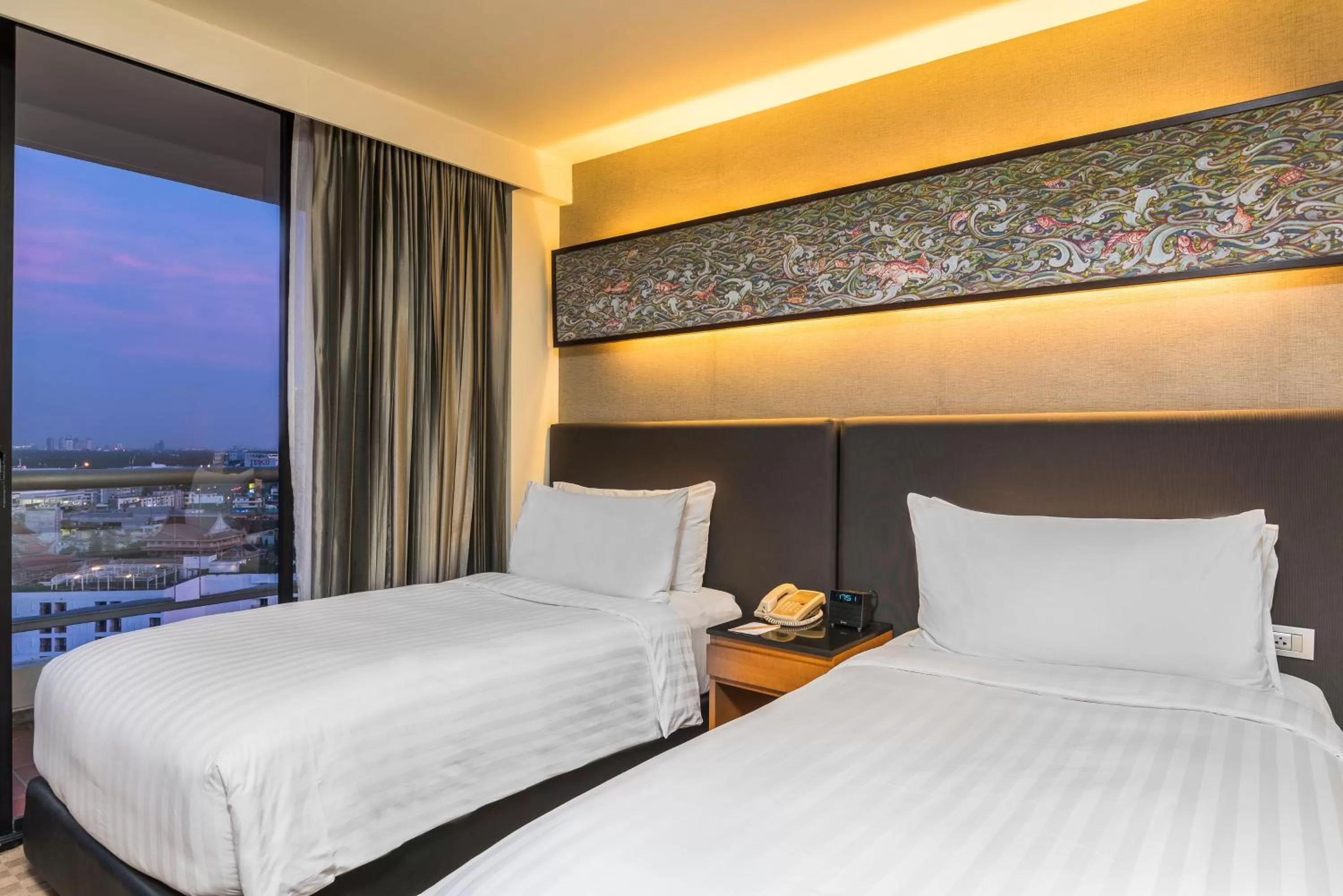 Bed in Chatrium Sathon Bangkok