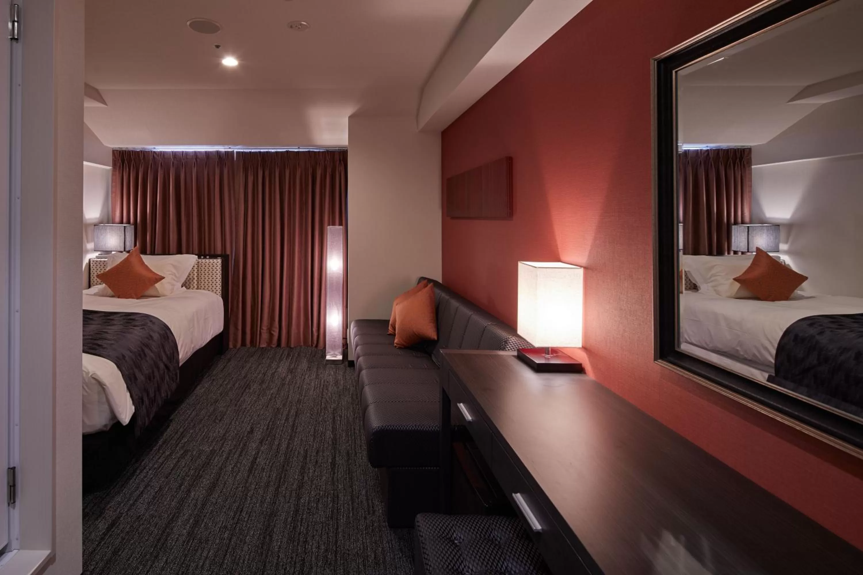 Photo of the whole room, Bed in Centurion Hotel & Spa Kurashiki Station