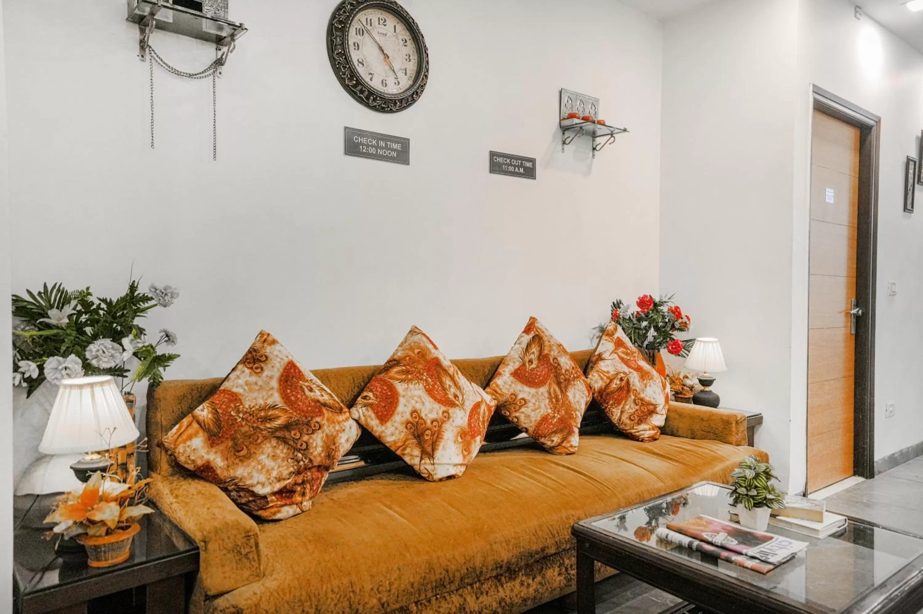Seating area in Hotel Seven- Center of City Chandigarh