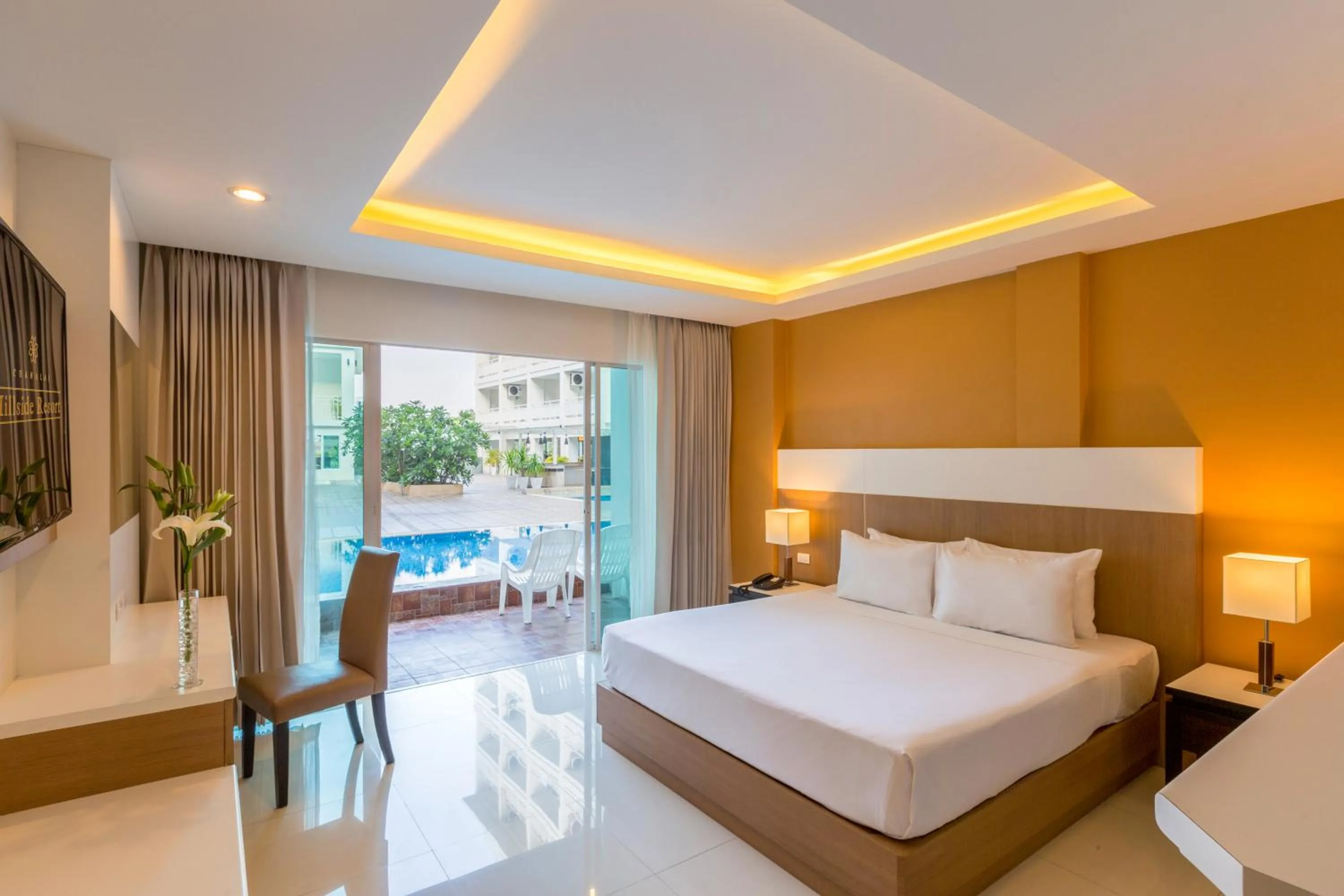 Bedroom, Bed in Chanalai Hillside Resort, Karon Beach