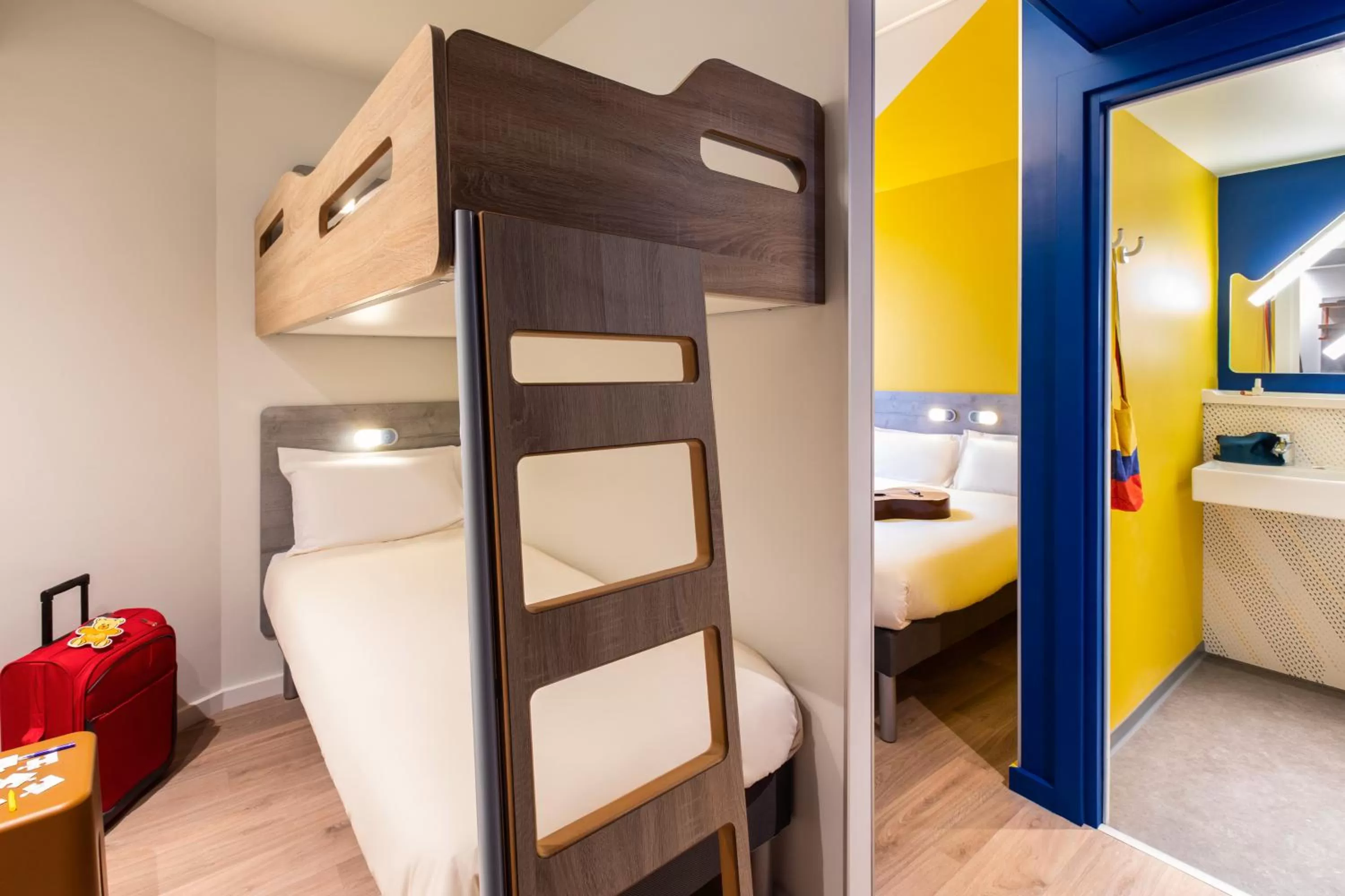 Bed in Ibis Budget Strasbourg Centre Republique