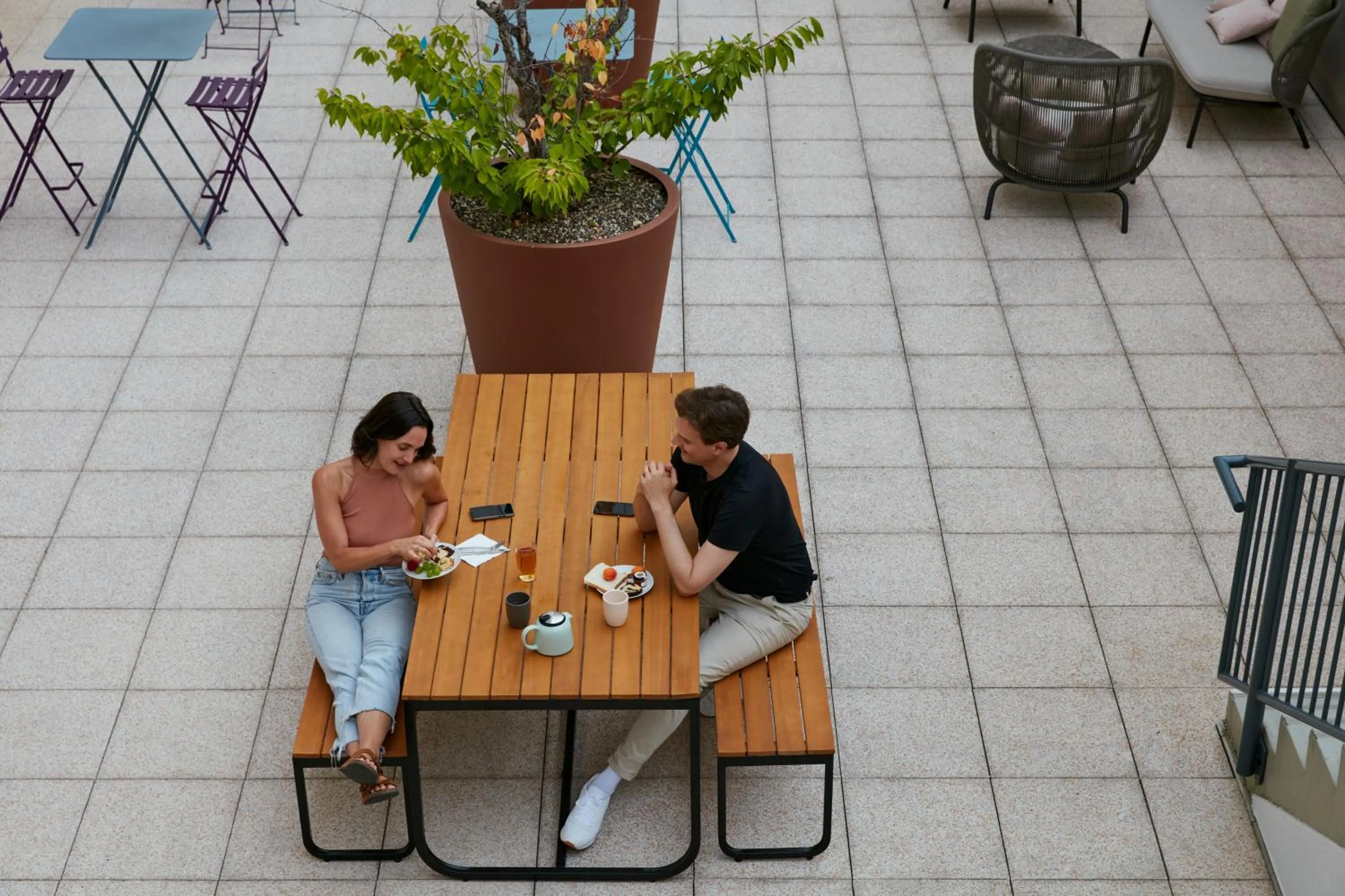 Patio in Aparthotel Adagio Access La Défense Puteaux