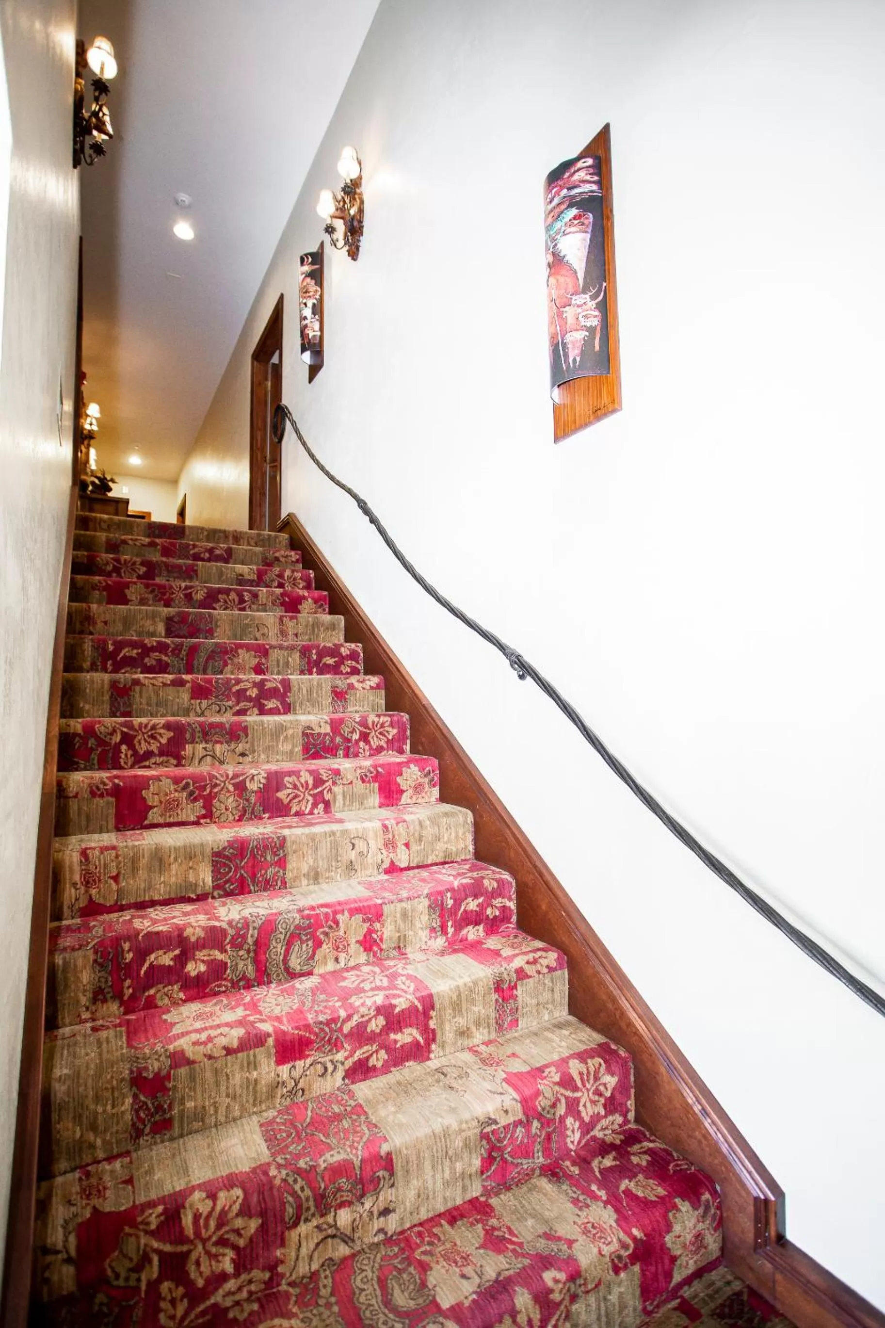 Bed in Main St Loft Overlooking Train Yard - Lofts Sterling & Sage - Toltec