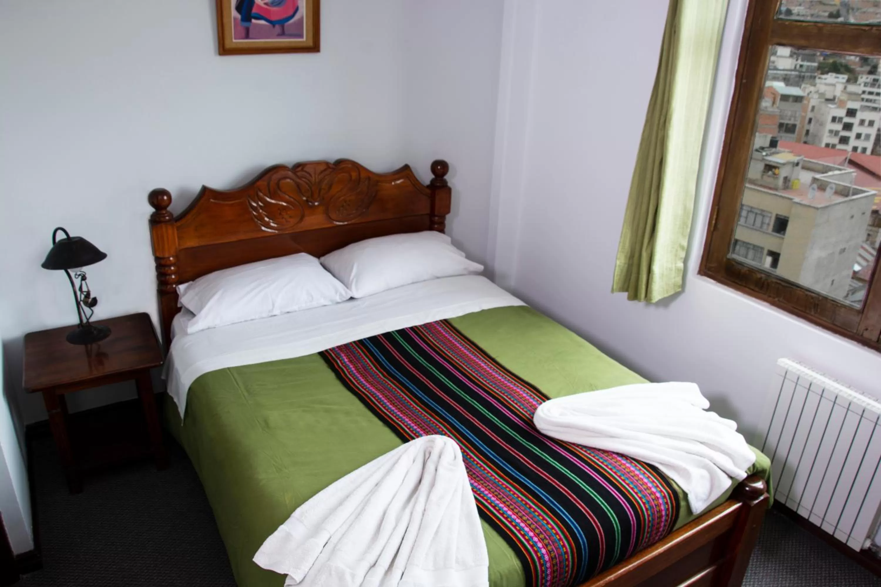 Photo of the whole room, Bed in Inca's Room