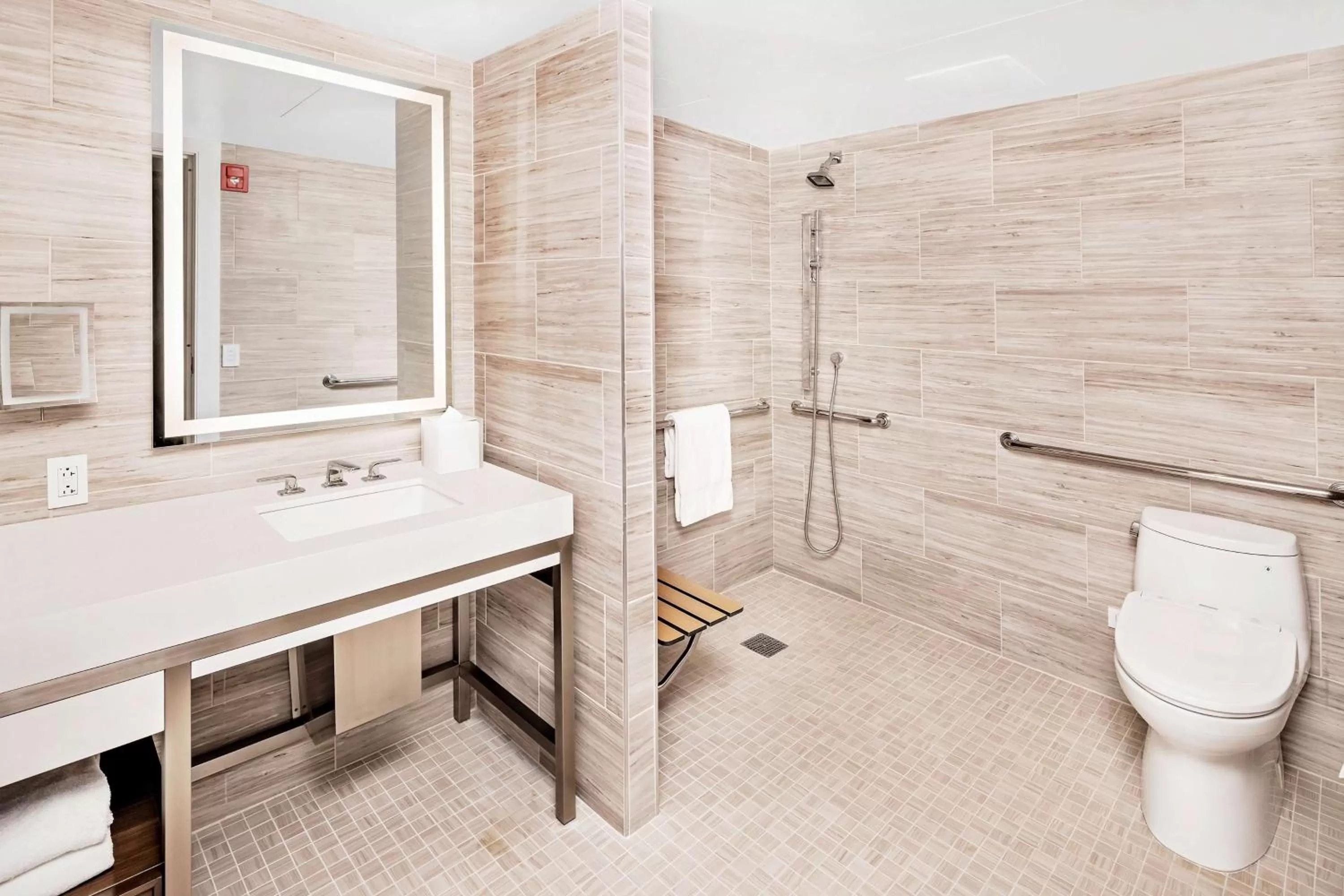 Shower in Hilton Club The Quin New York