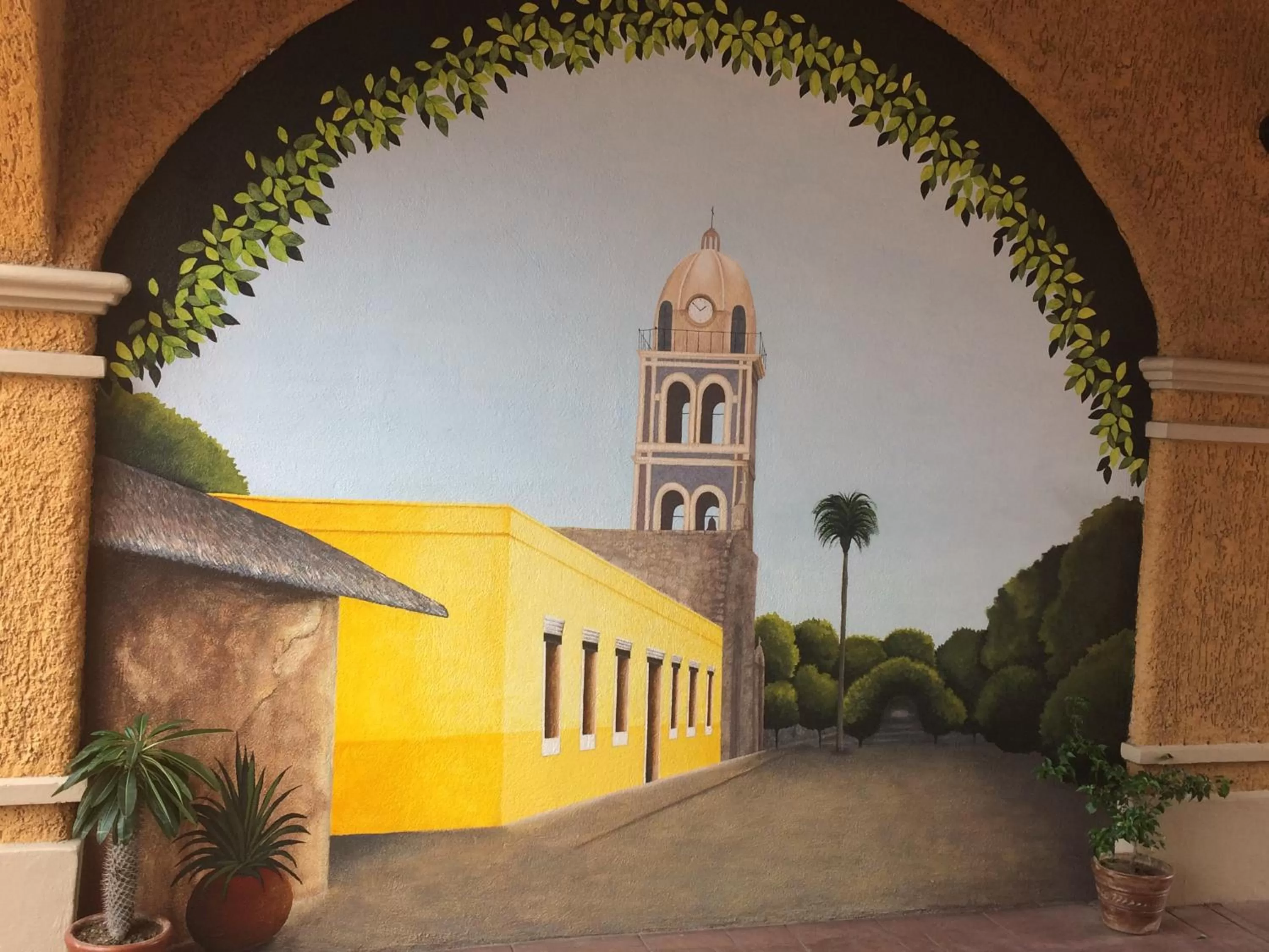 Decorative detail in Hotel Angra