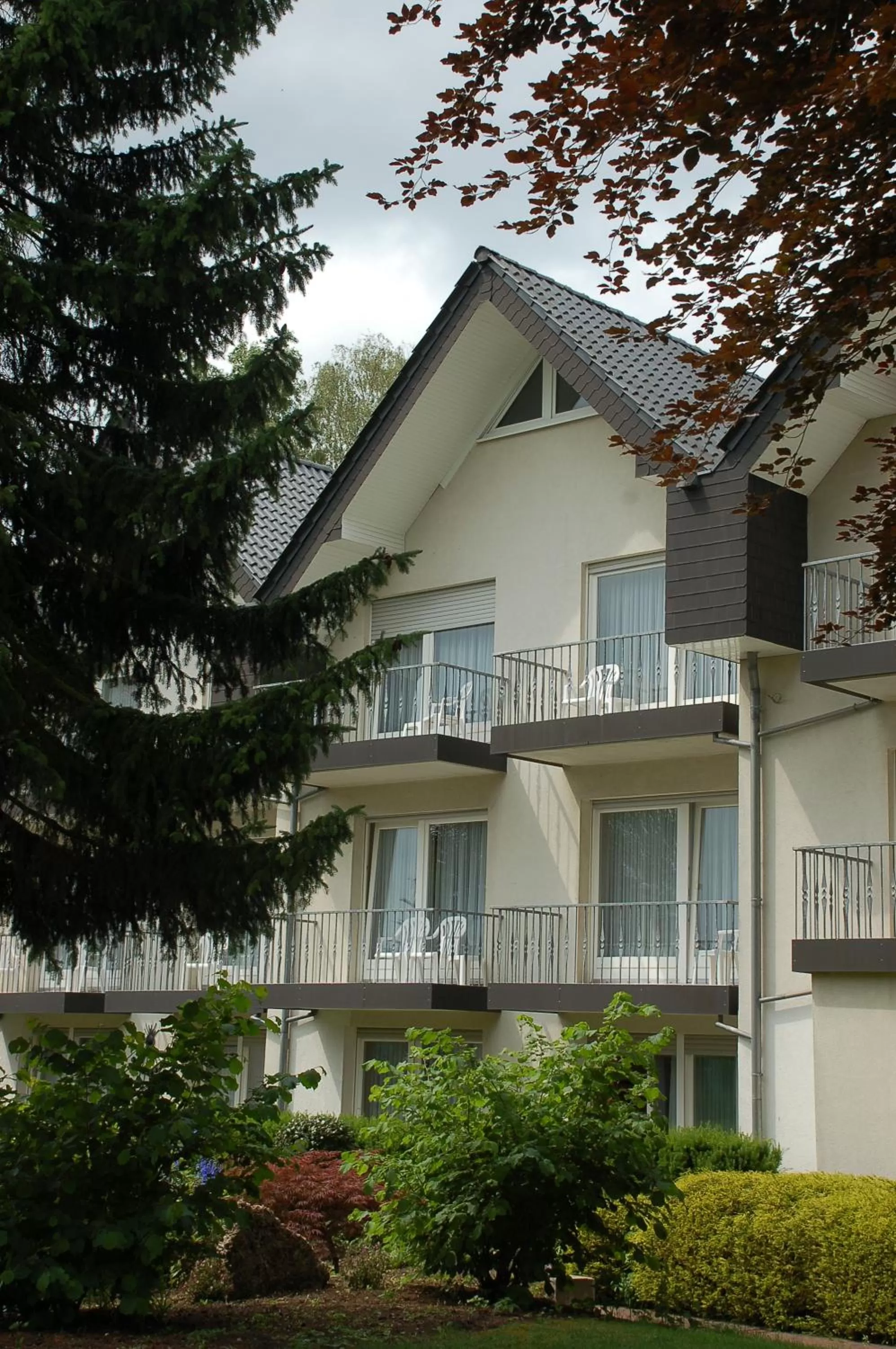 Garden, Property Building in Ferienhotel Haus Becker