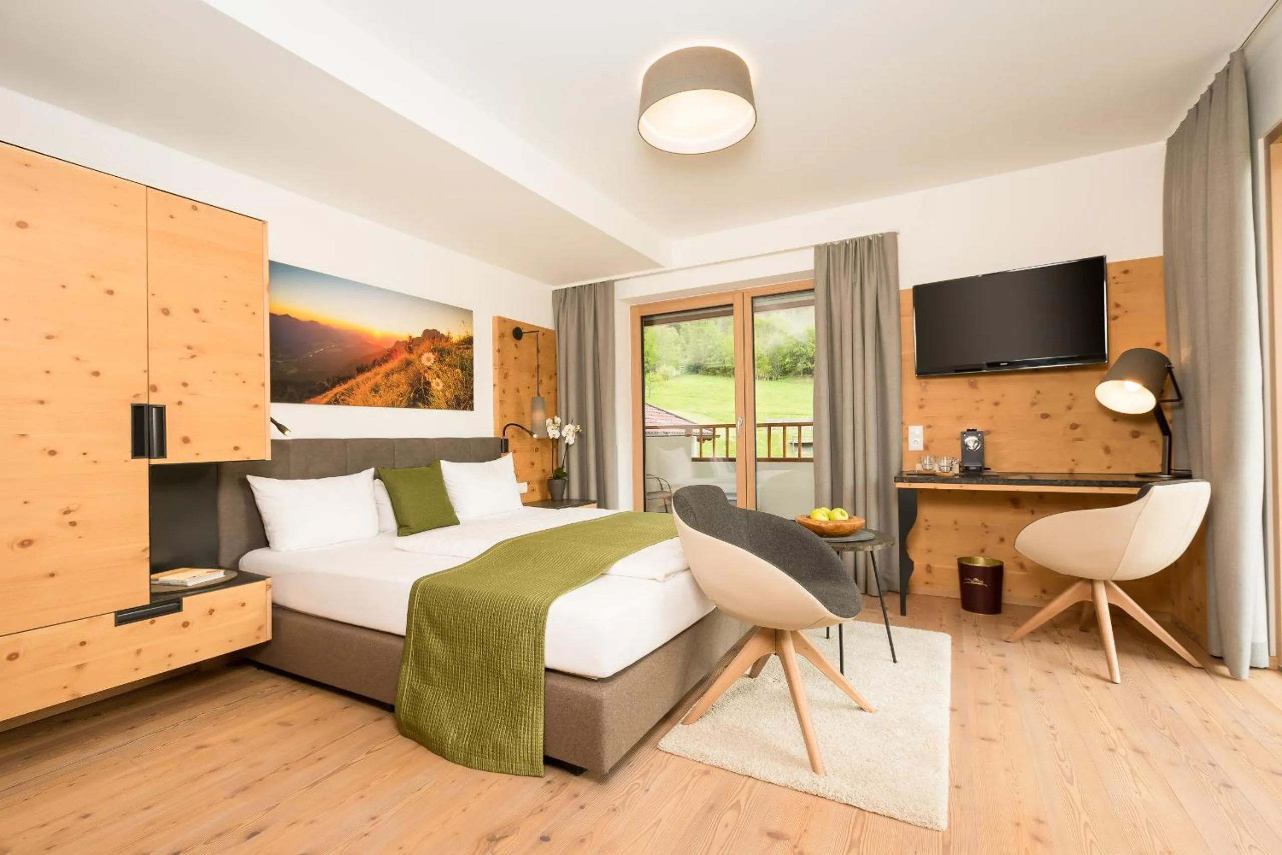 Photo of the whole room, Bed in Aktiv Panoramahotel Daniel