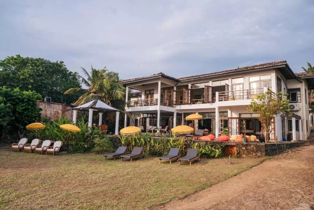 Property Building in Sānti Beach House with pool & beach