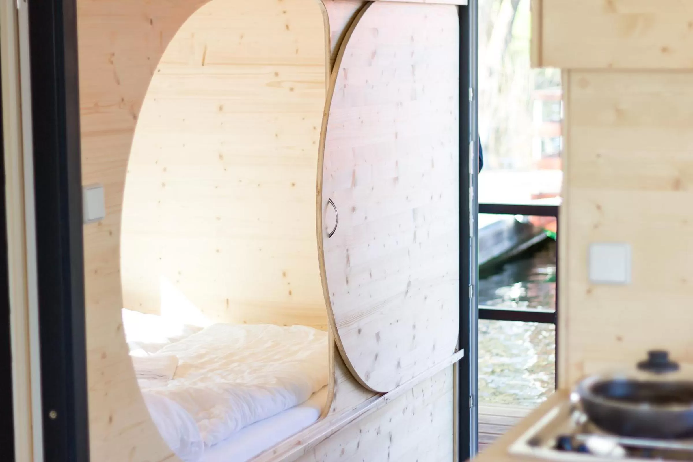 Bed in Gästehaus Schloss Plaue