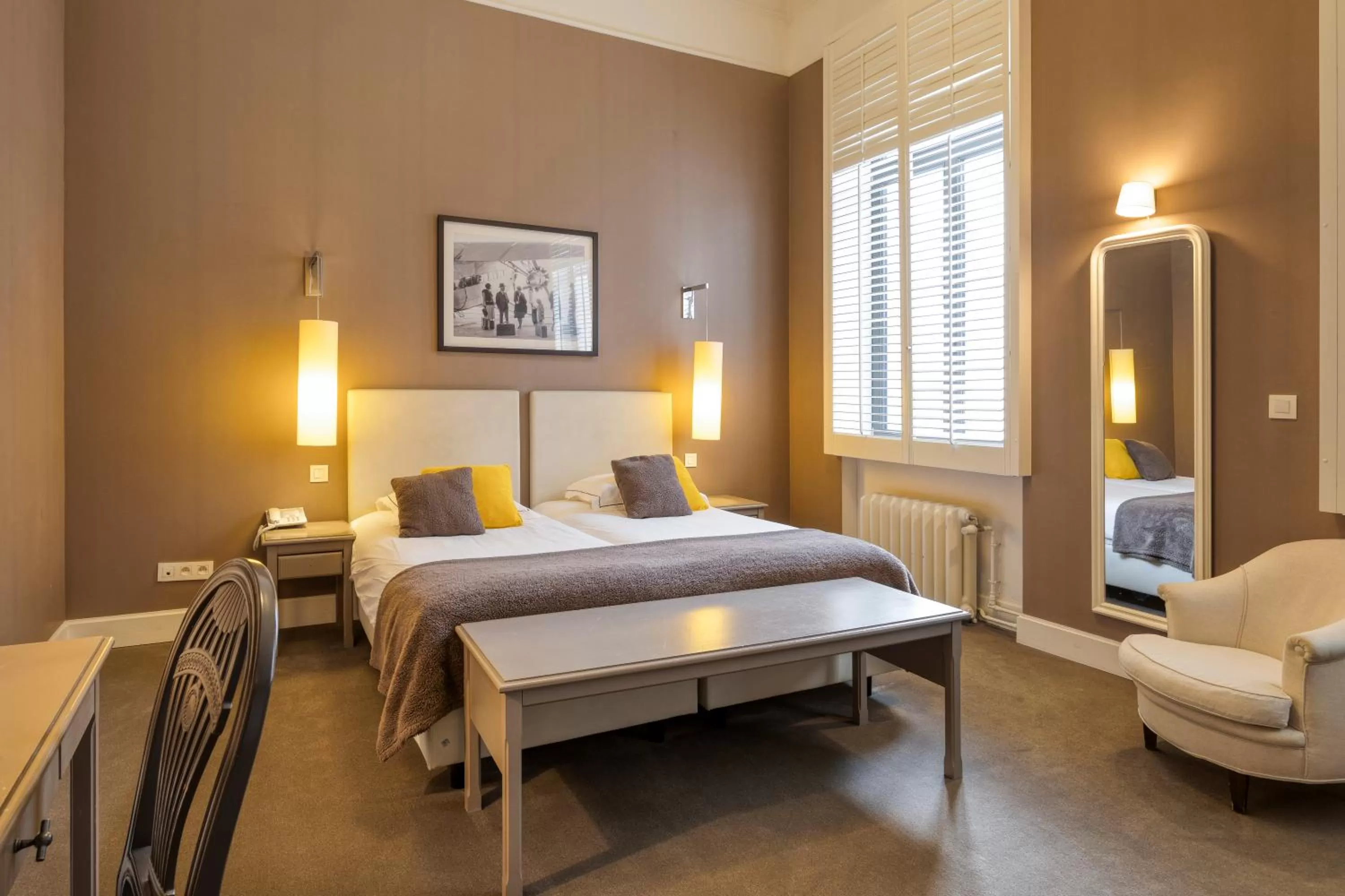 Bedroom, Bed in Hotel Made In Louise