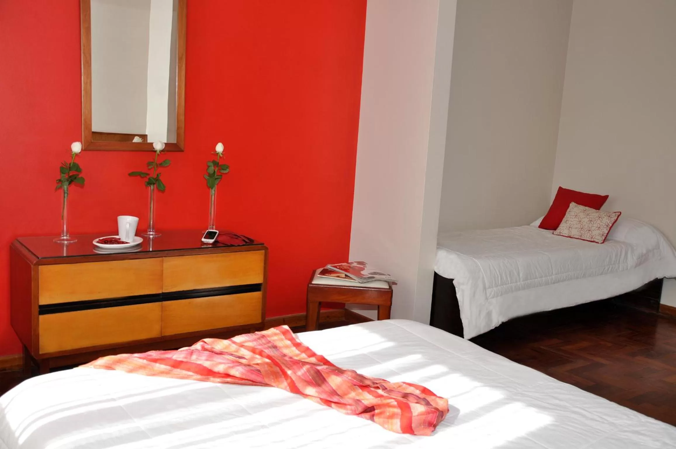 Decorative detail, Bed in Petit Recoleta Suites