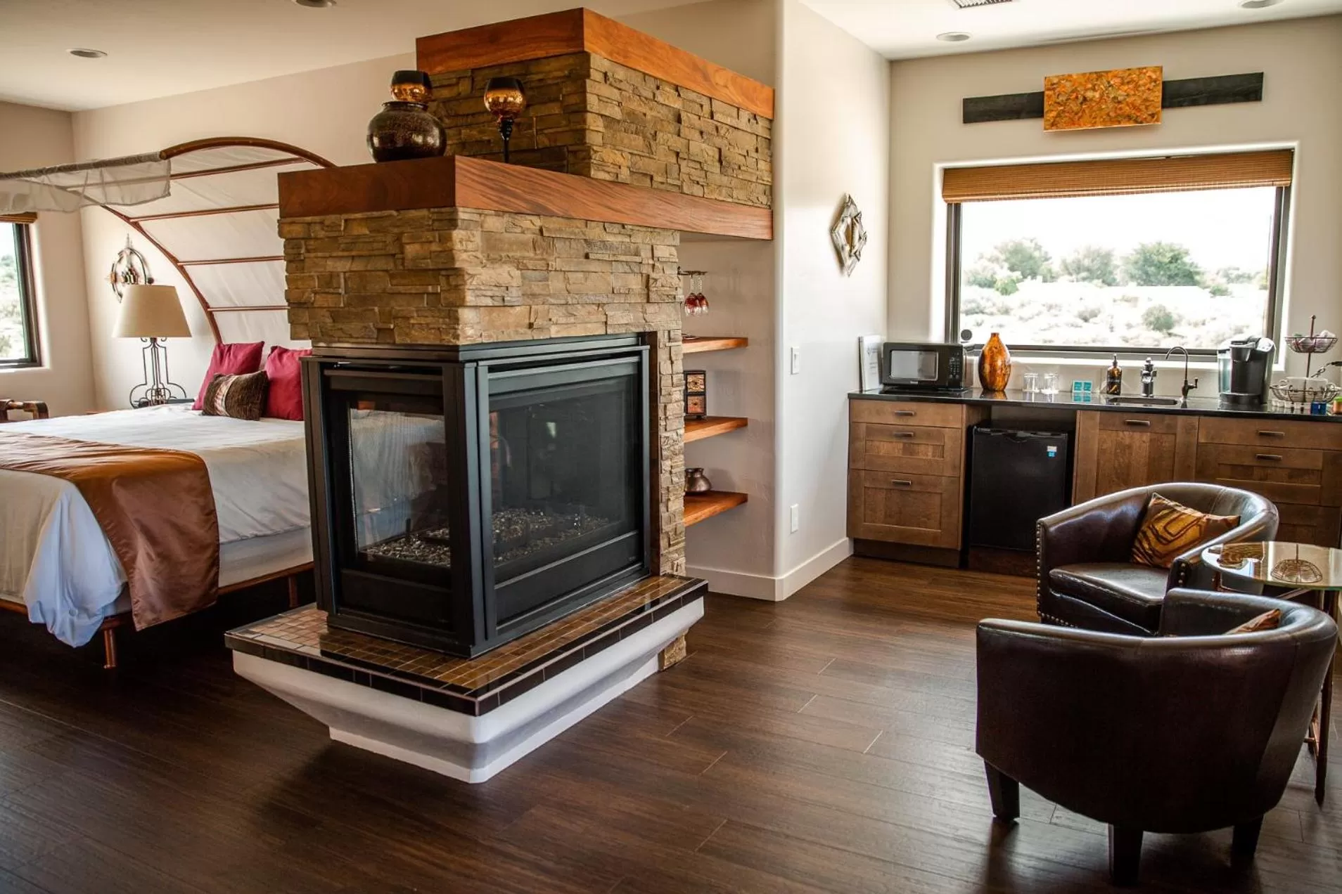 Bed in Origins Bed and Breakfast