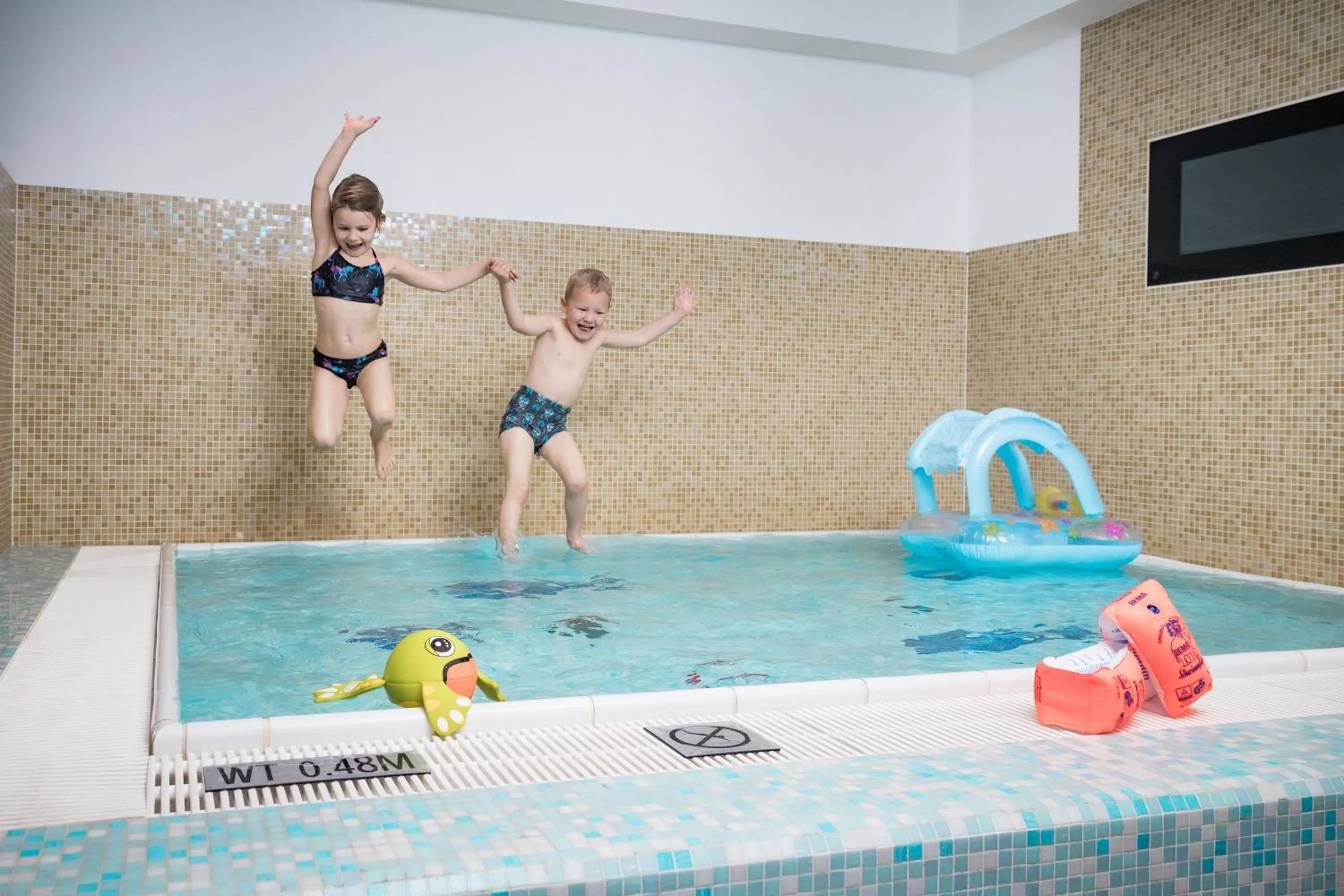 Swimming pool in Wohlfühlhotel Schiestl