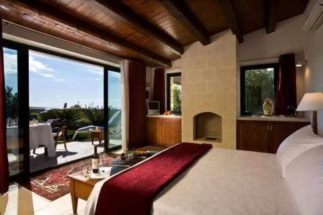 Photo of the whole room, Bed in Eremo Della Giubiliana