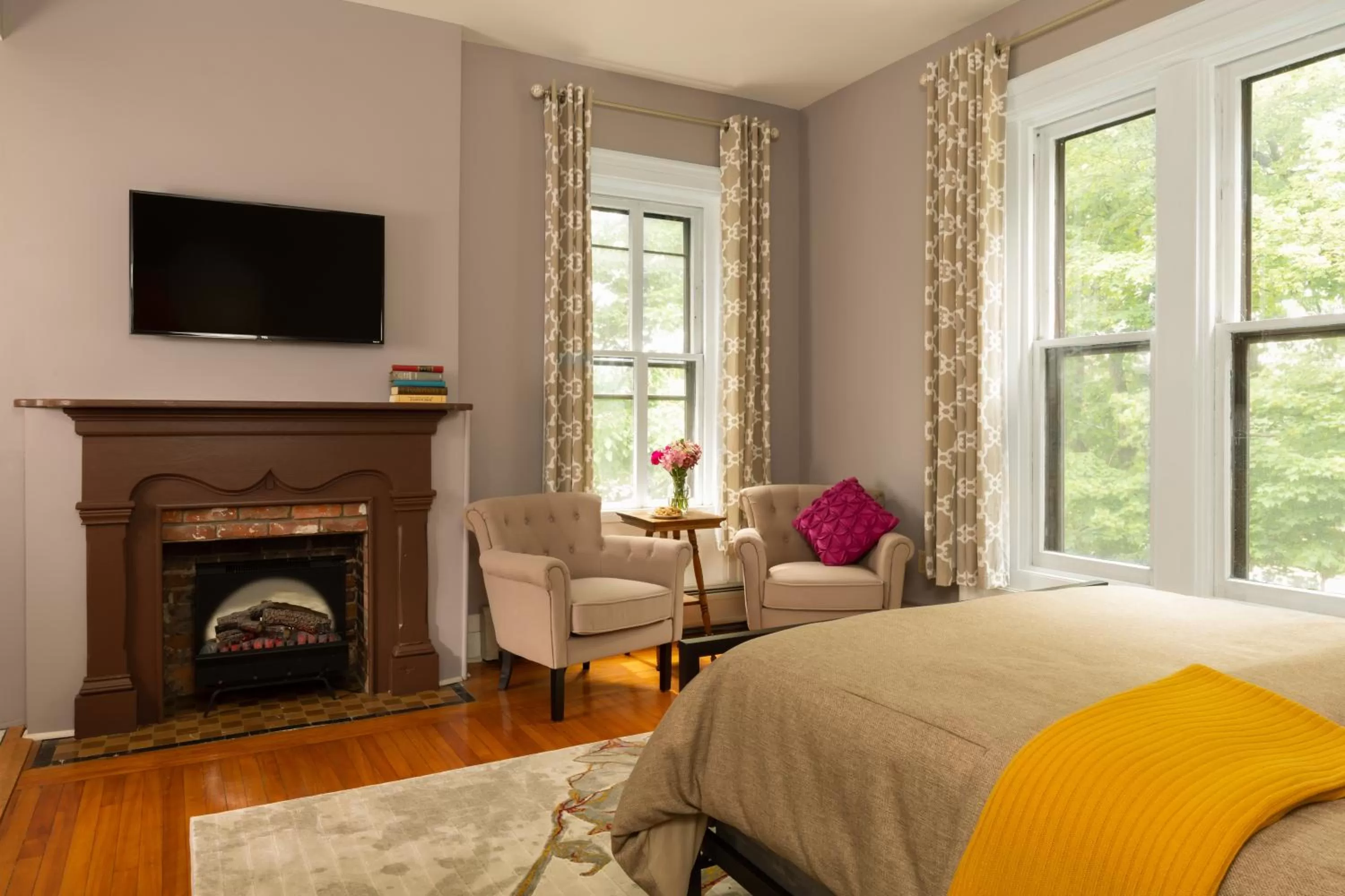 TV and multimedia, Bed in Rosemont Inn