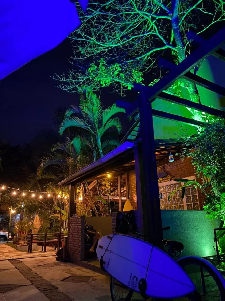 Patio in Pousada Praia do Tombo