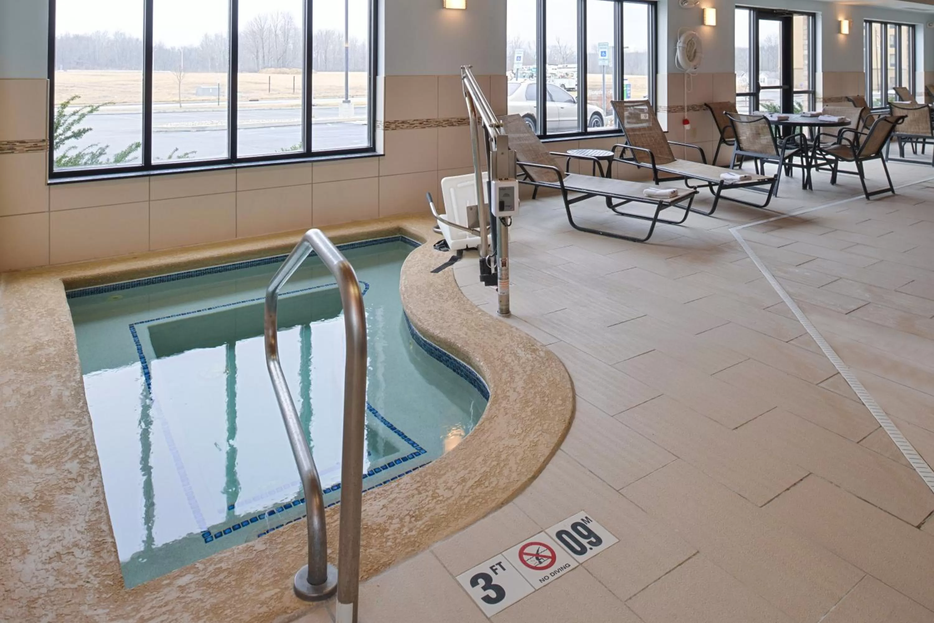 Swimming pool in Holiday Inn Express & Suites Greenfield by IHG