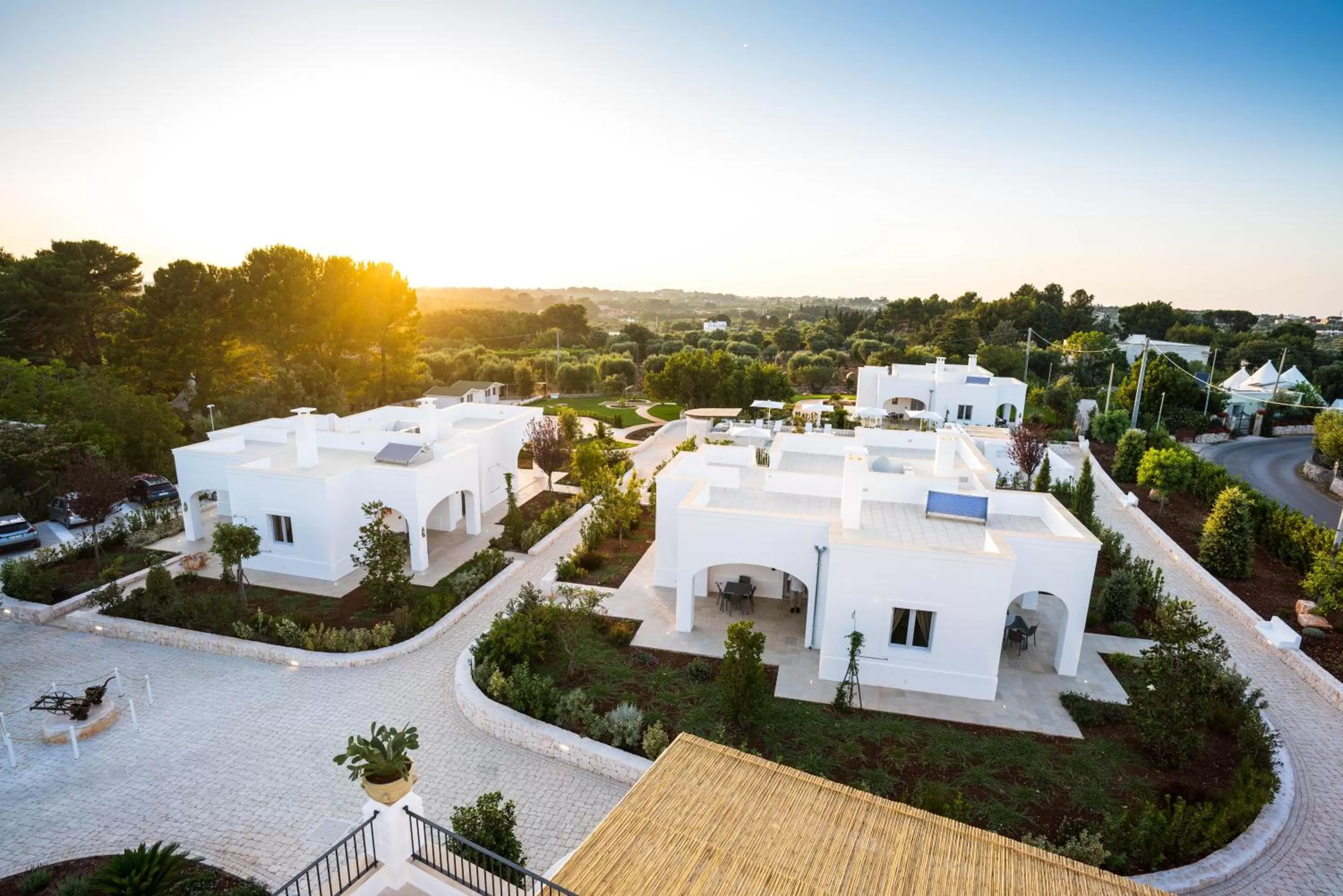 Bird's eye view in Borgo Cozzana