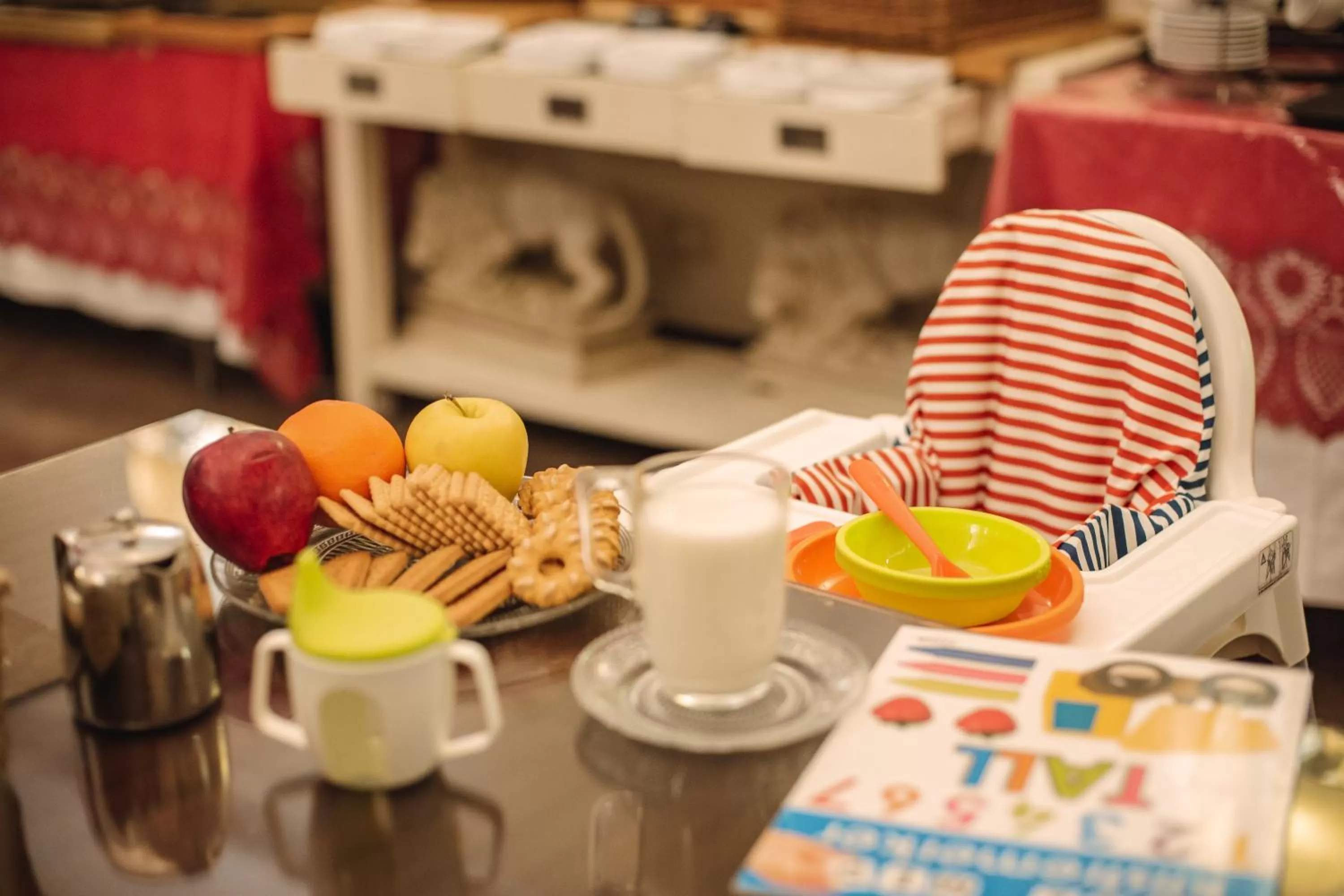Dining area in Hotel Adriano