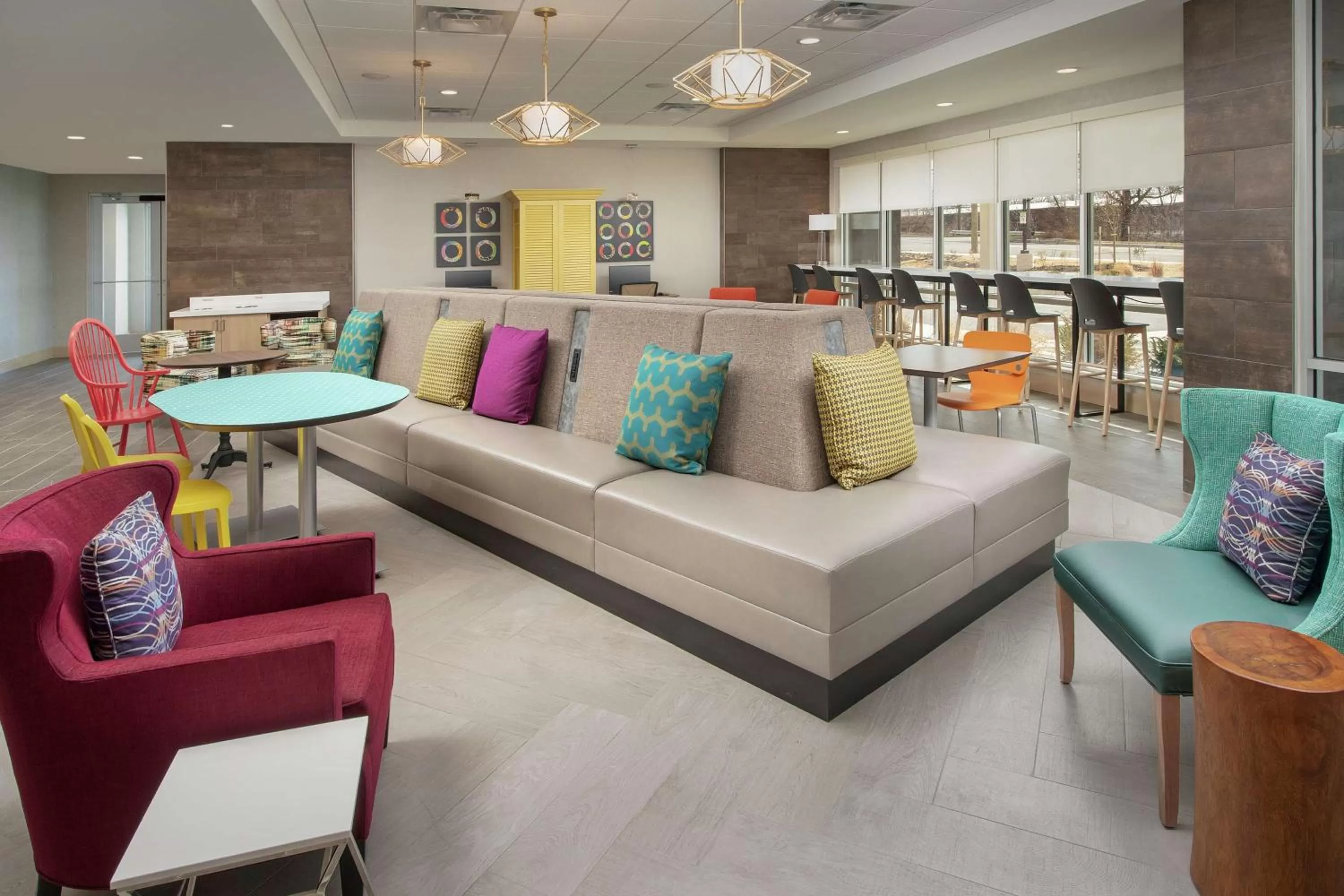 Lobby or reception in Home2 Suites By Hilton Edison