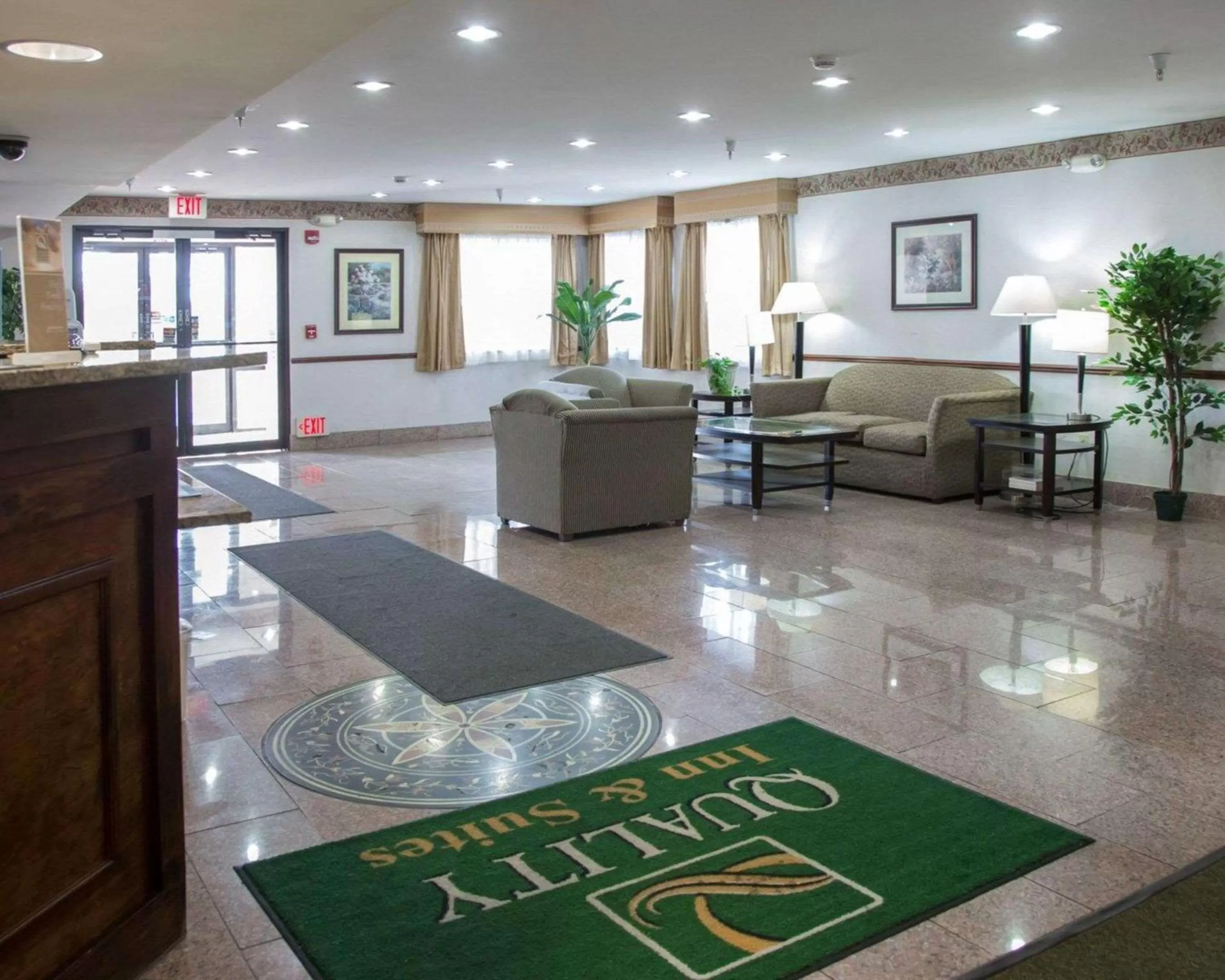 Lobby or reception in Quality Inn & Suites Loves Park near Rockford