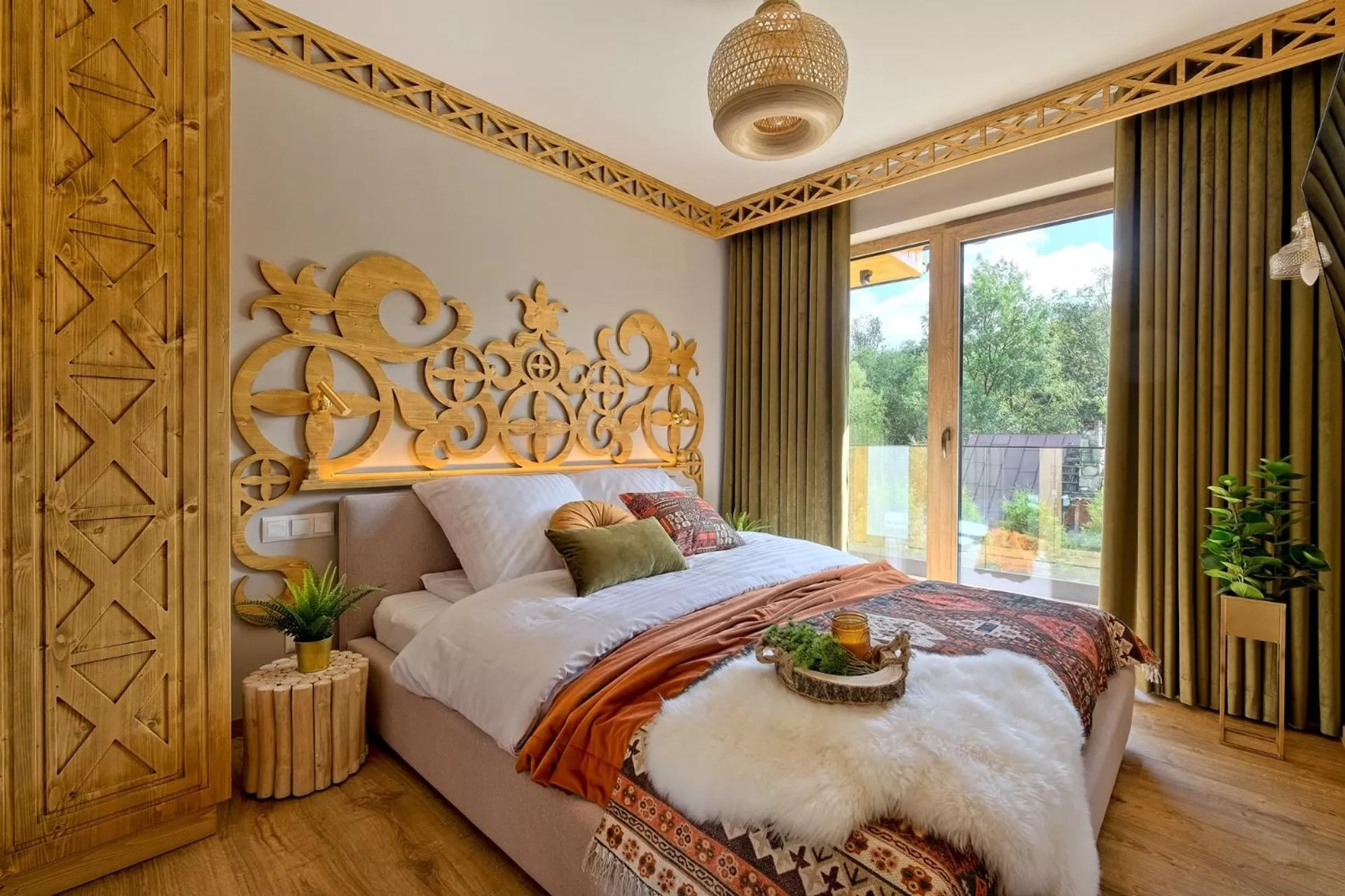 Bedroom, Bed in Rezydencja Górska Odkryj Zakopane