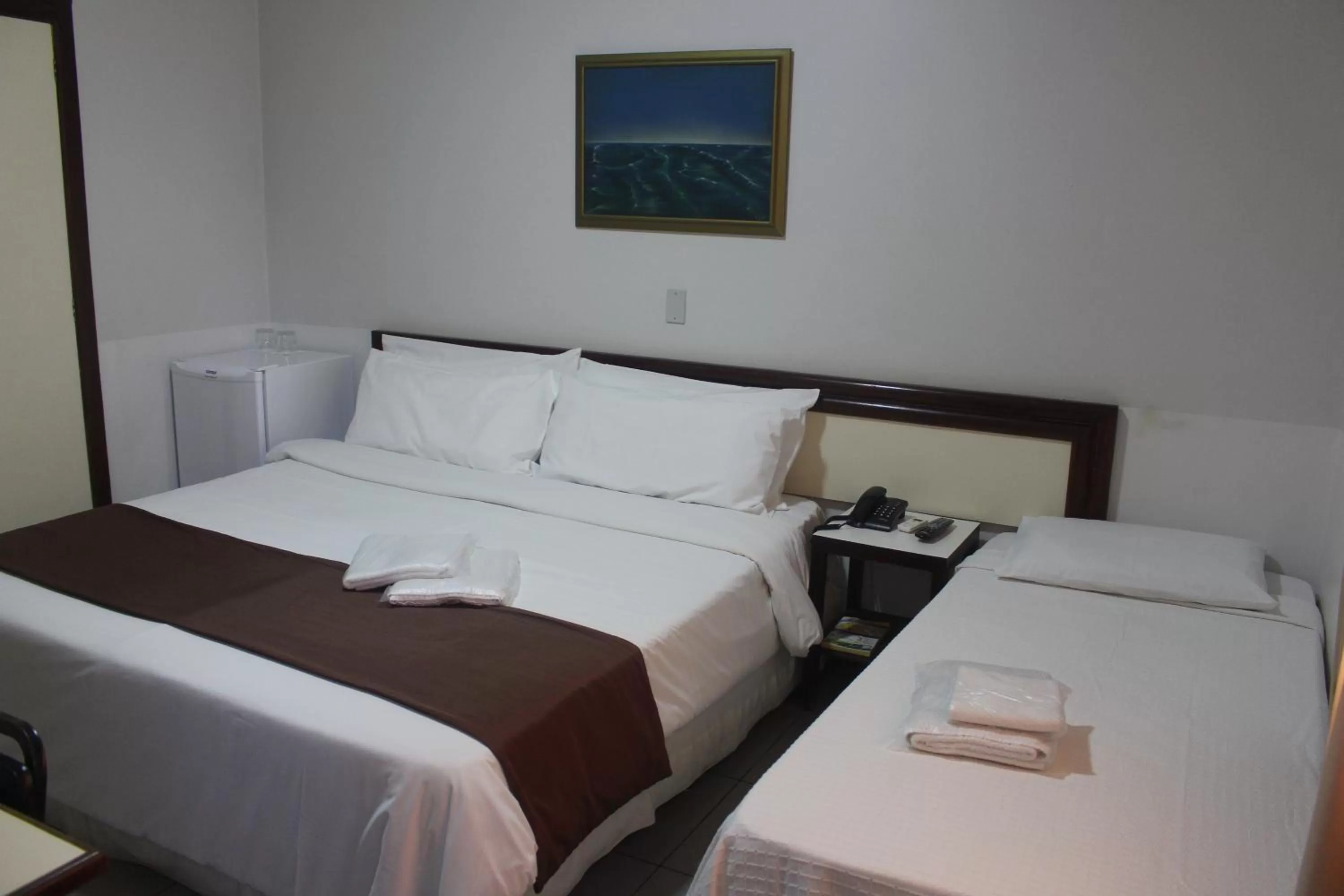 Bed in Hotel Oscar Econômico