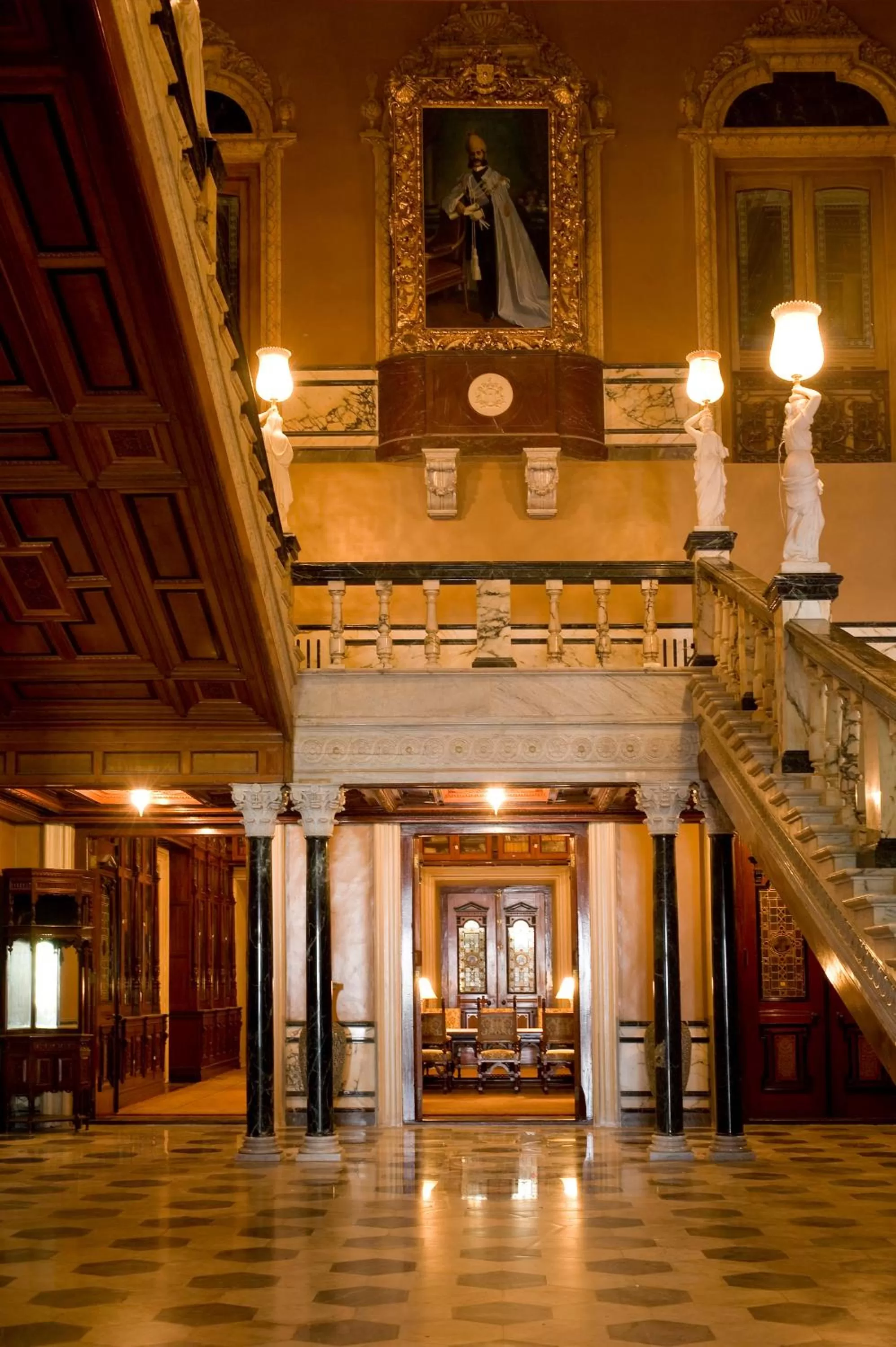 Facade/entrance in Taj Falaknuma Palace