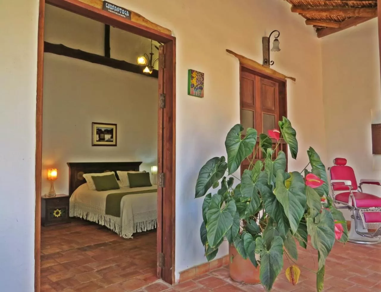 Bed in Hotel Buenosaires Barichara