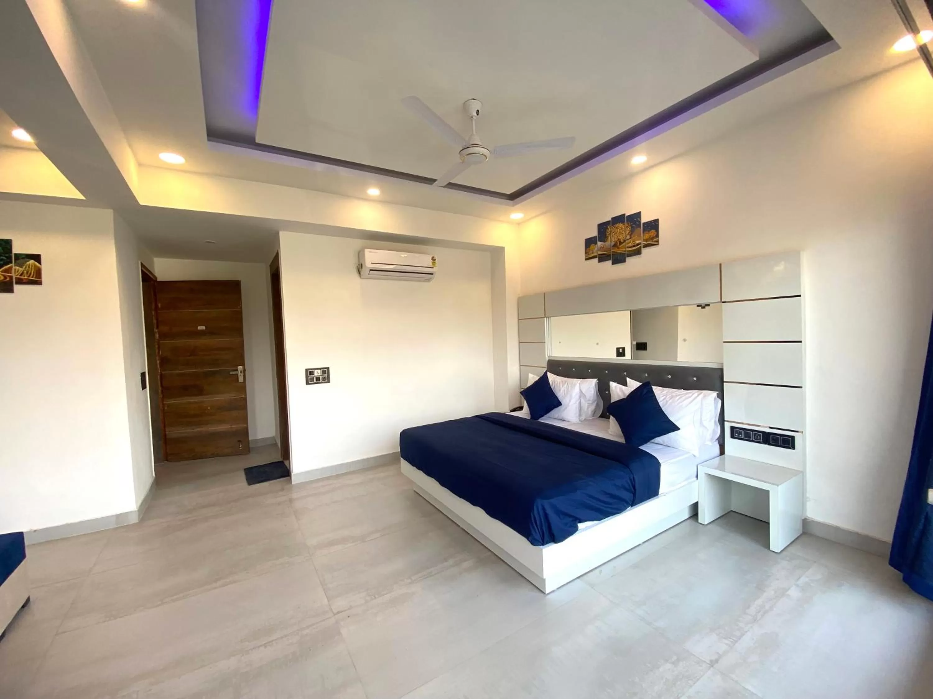 Bedroom, Bed in The Metro Stay By F9 Hotels-Near Sector 18 Metro Station Noida