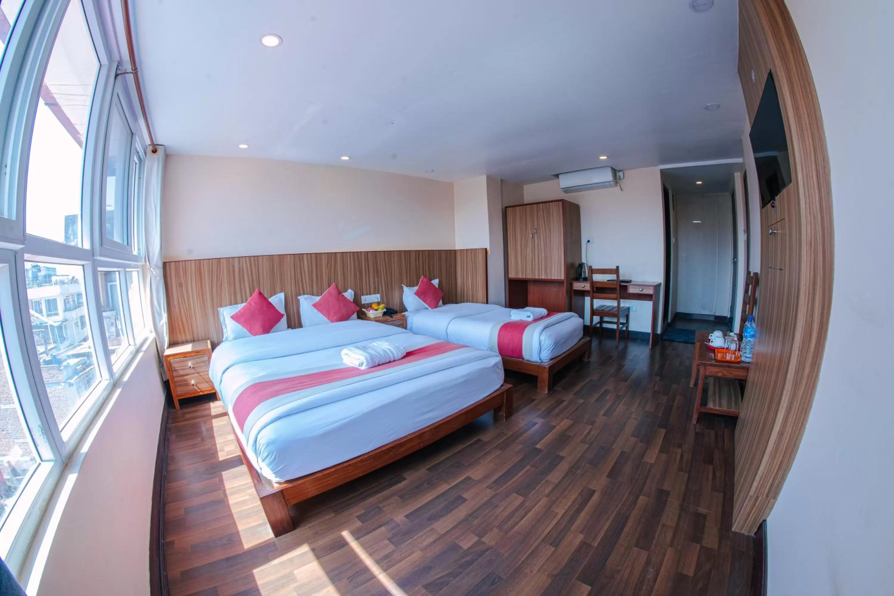 Bed in Hotel Chhimeki