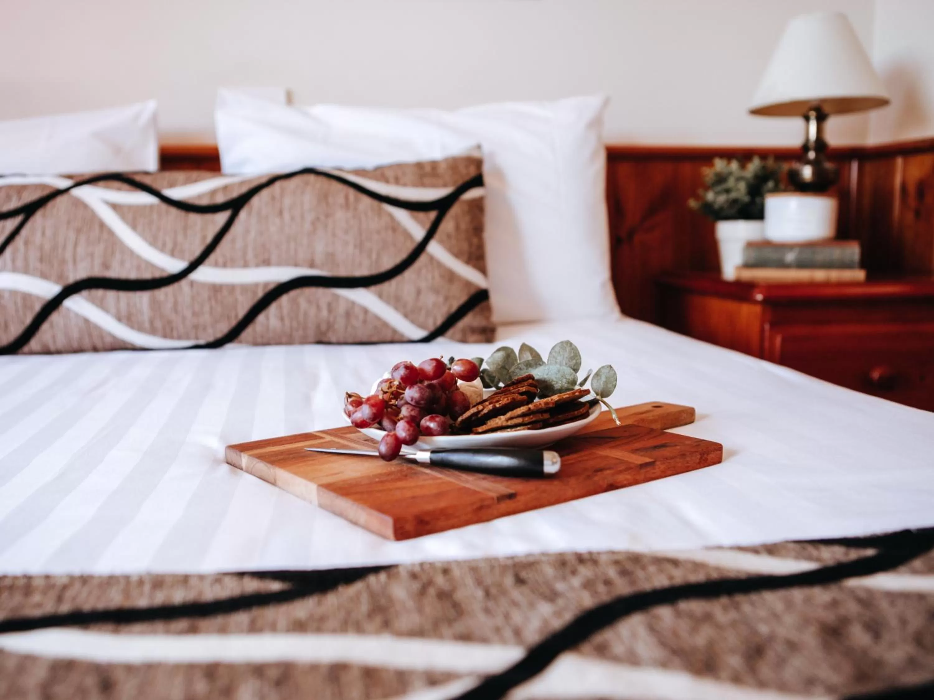 Decorative detail, Bed in Astor Inn