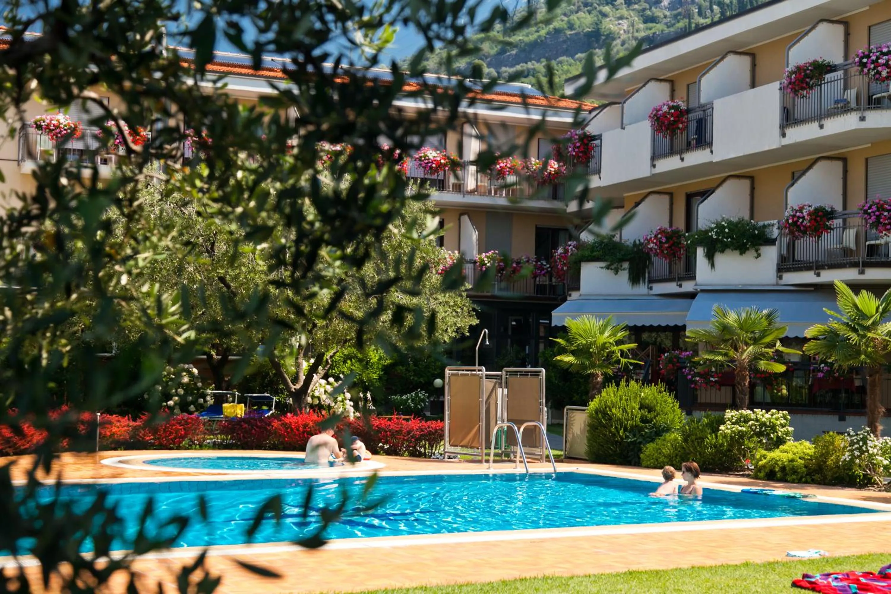 Swimming pool in Sporthotel Villa Stella