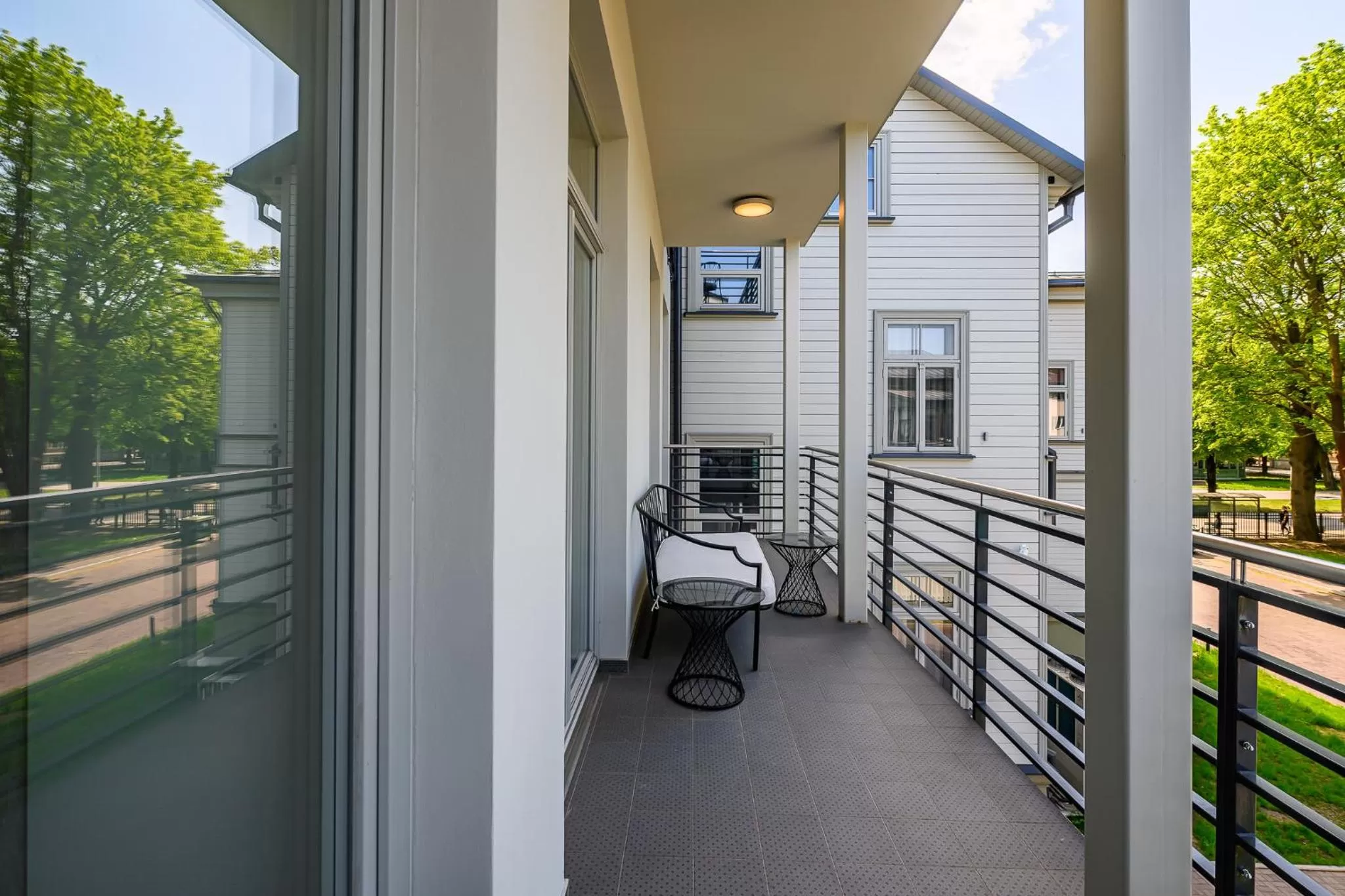 Property building, Balcony/Terrace in Roze Kūrmājas Residence