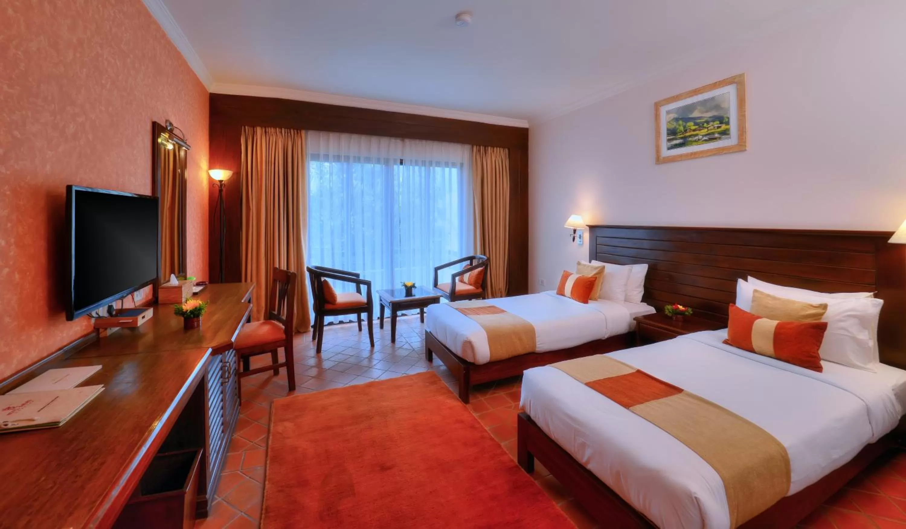 Deluxe Twin Room with Balcony - single occupancy in Hotel Barahi Pokhara