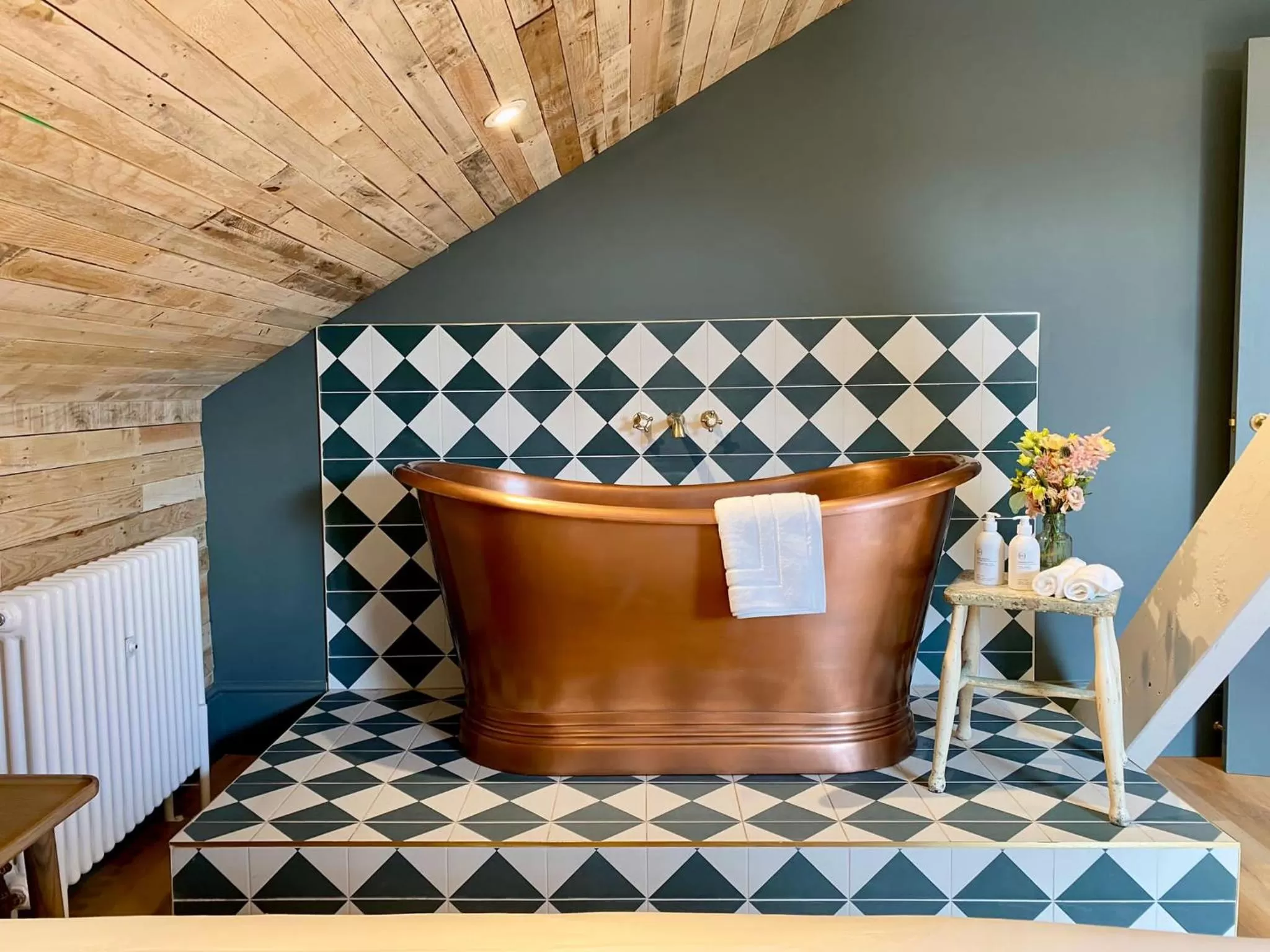 Bed in Railway House York by Chateau Anna