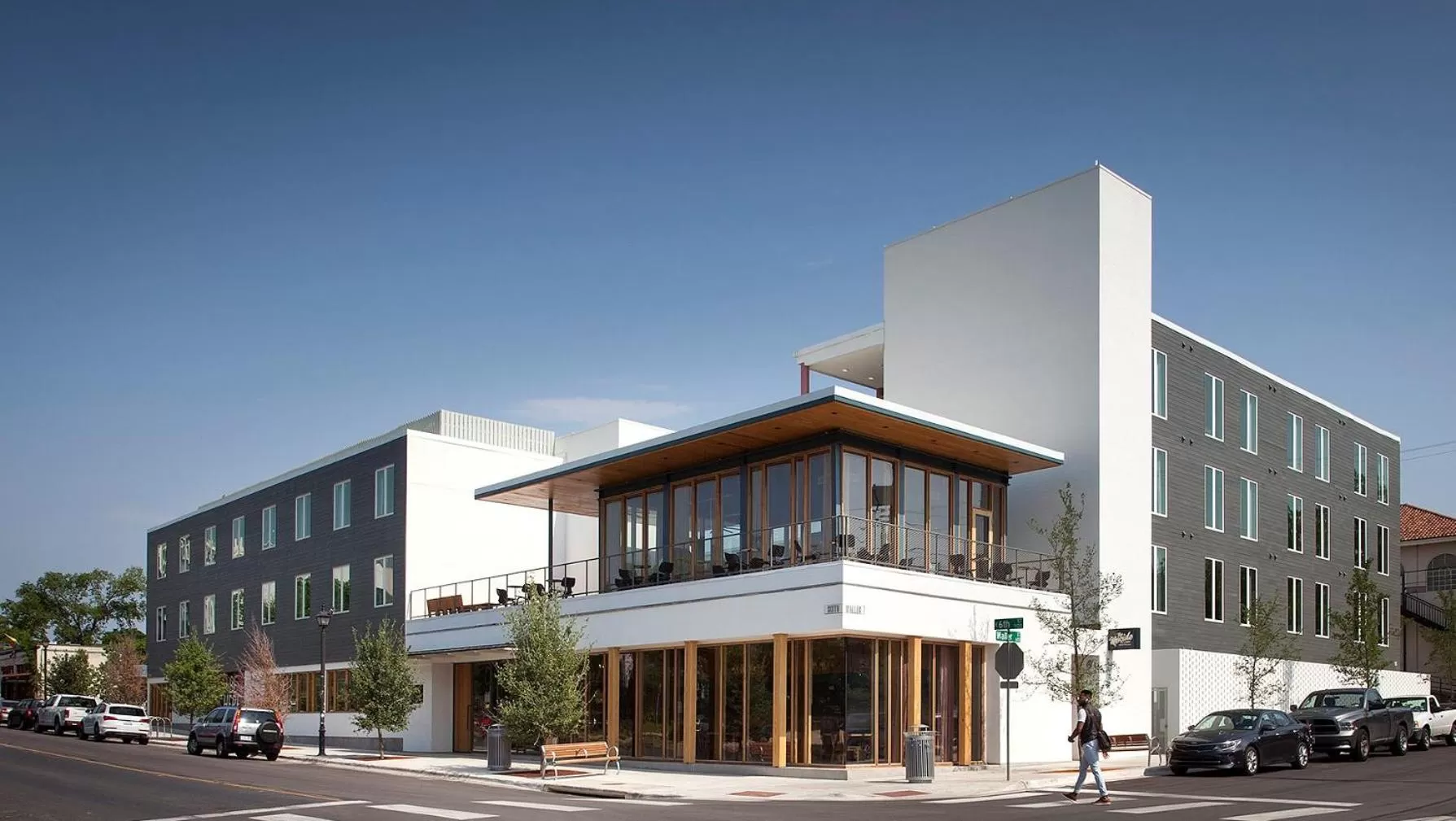 Property building in East Austin Hotel