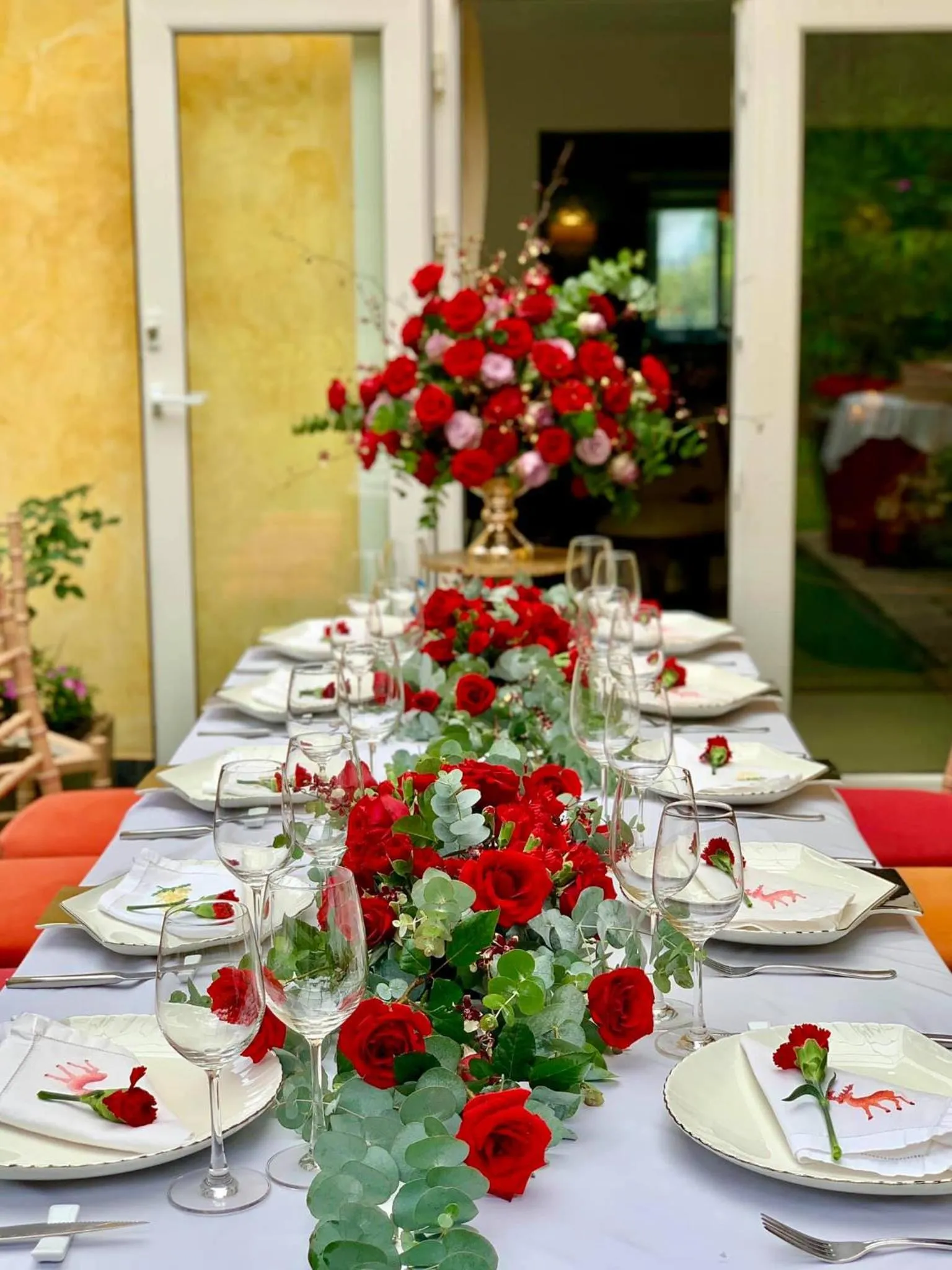 Dining area in Binh An Village Resort