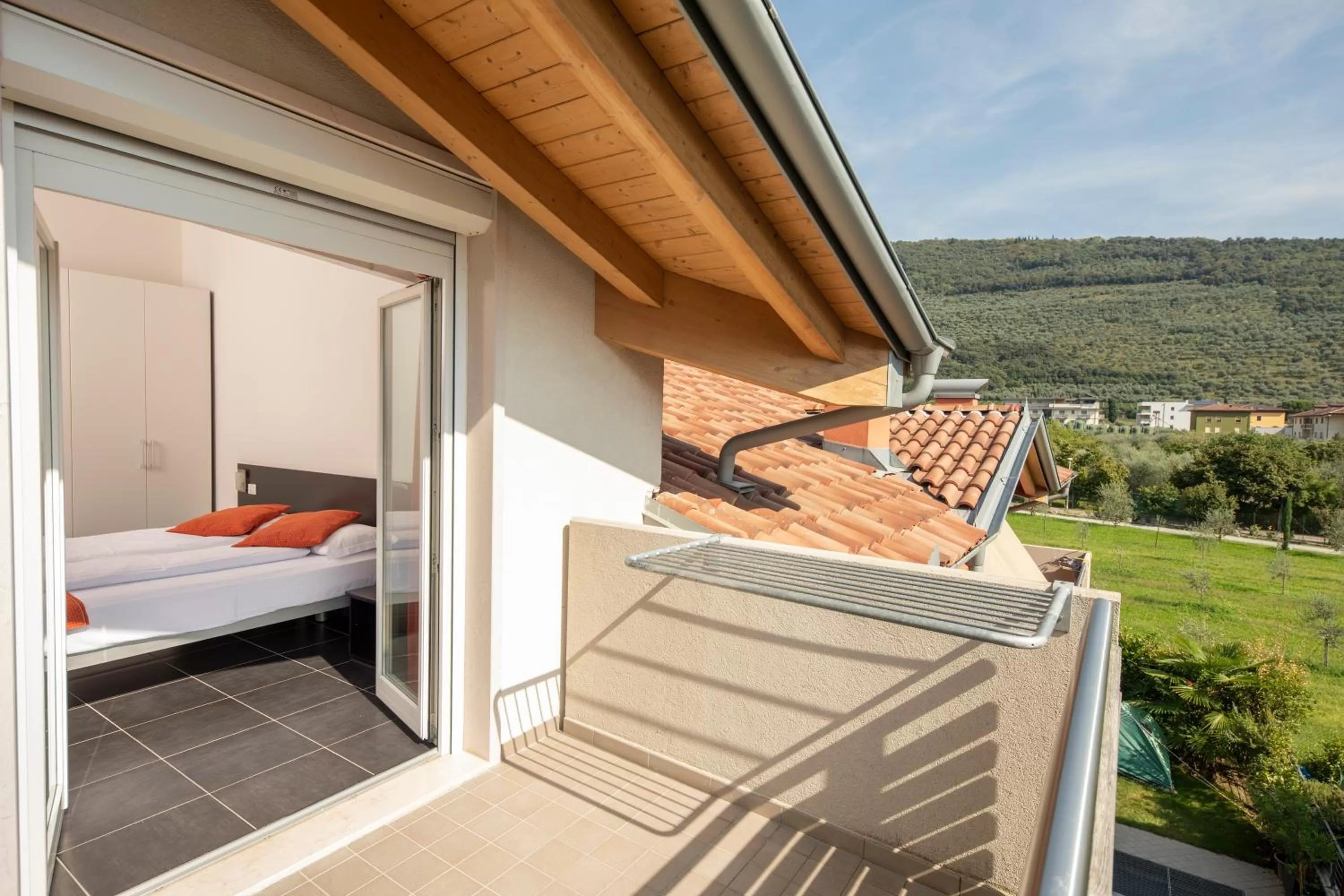 Balcony/Terrace, Bed in 4 Limoni Apartment Resort