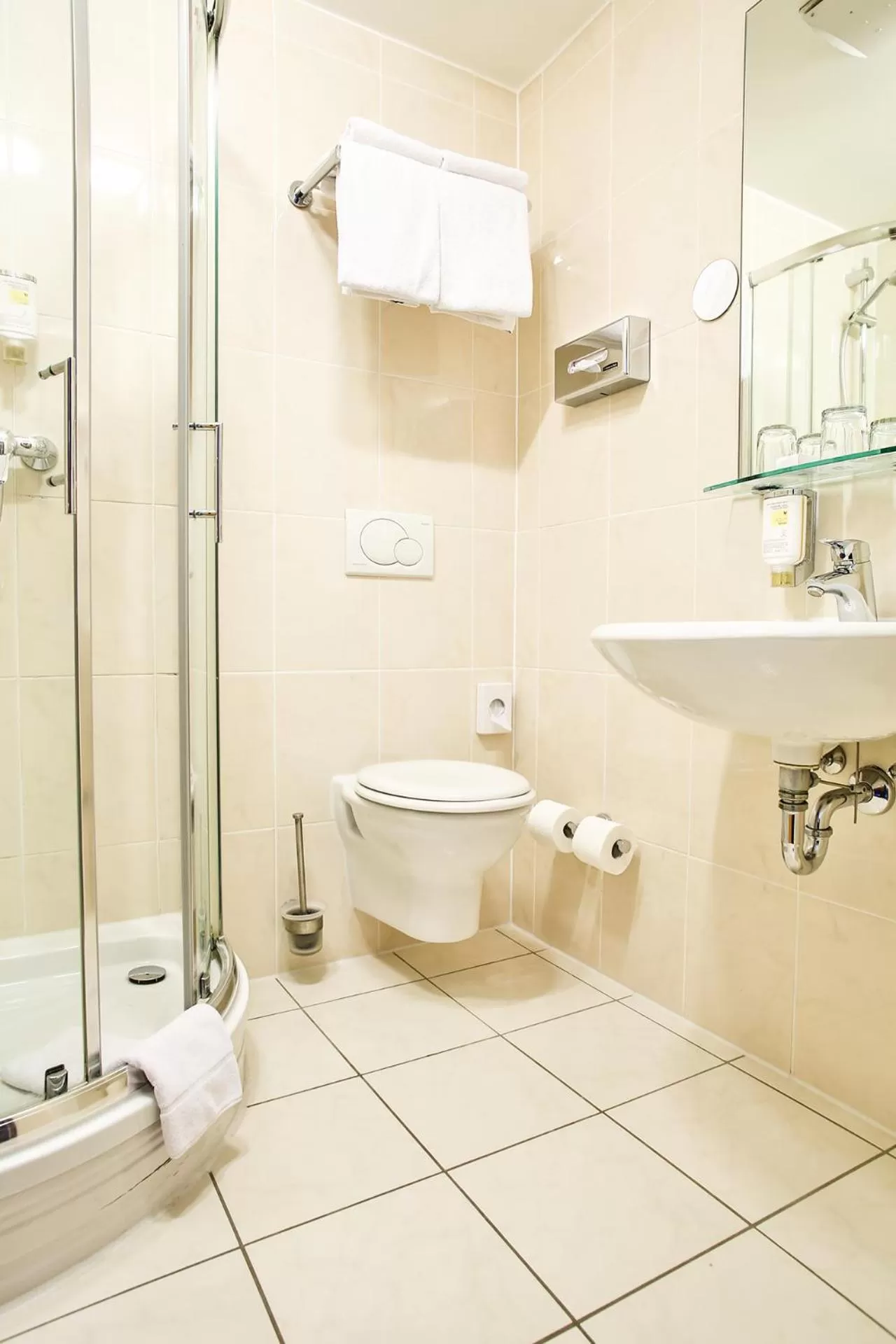 Bathroom in Parkhotel Krone