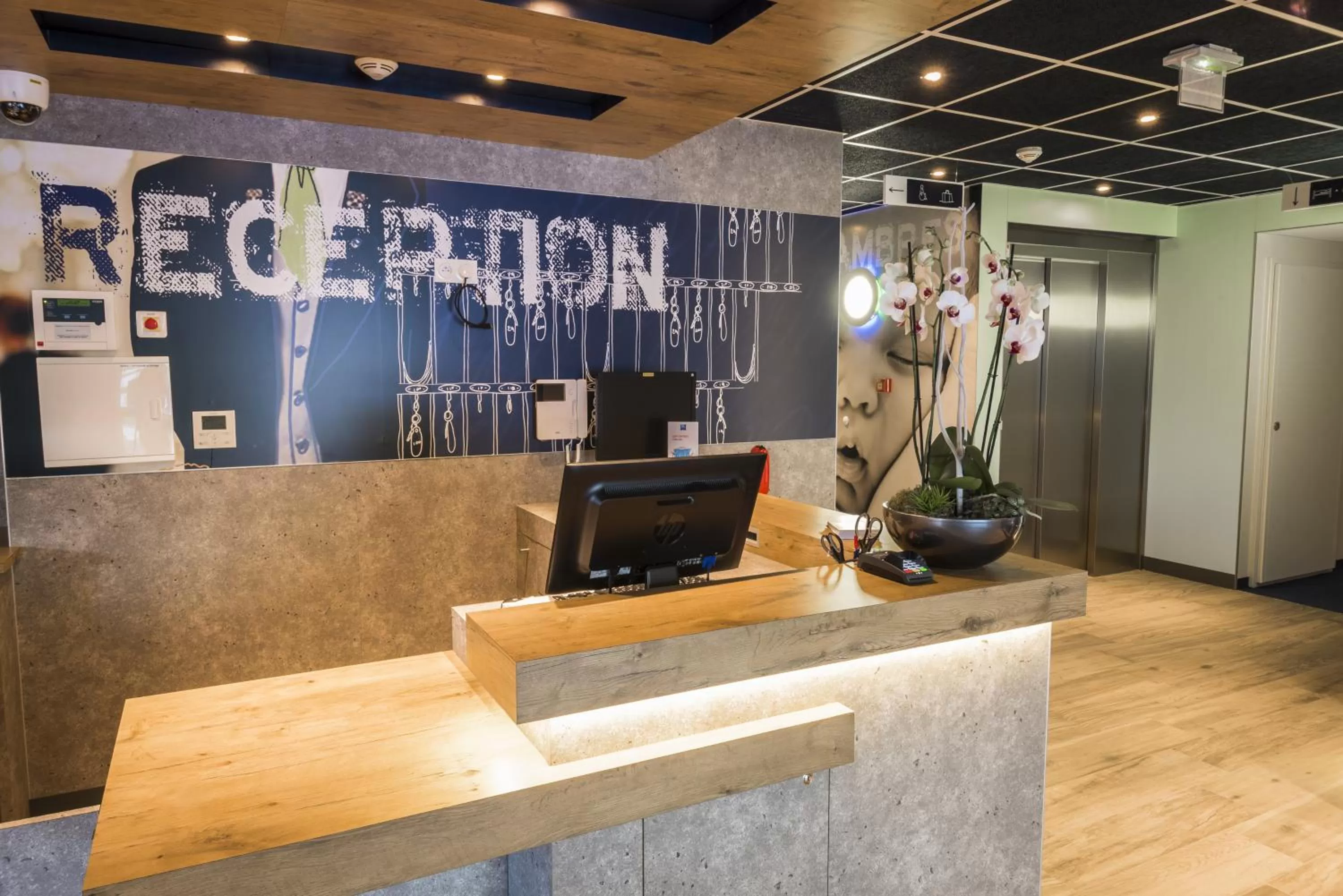 Lobby or reception in Ibis Budget Sallanches