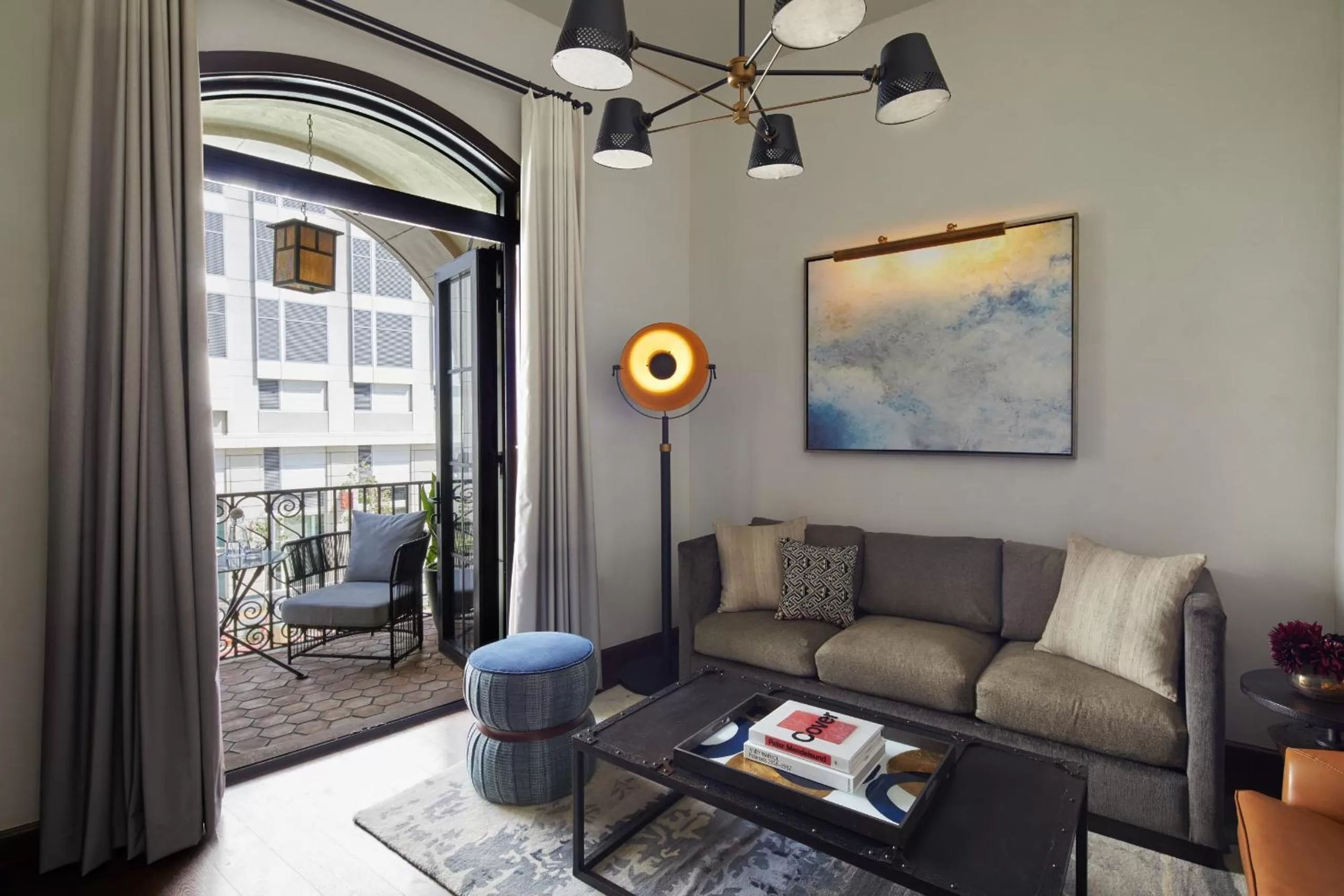 Living room in Hotel Figueroa, Unbound Collection by Hyatt