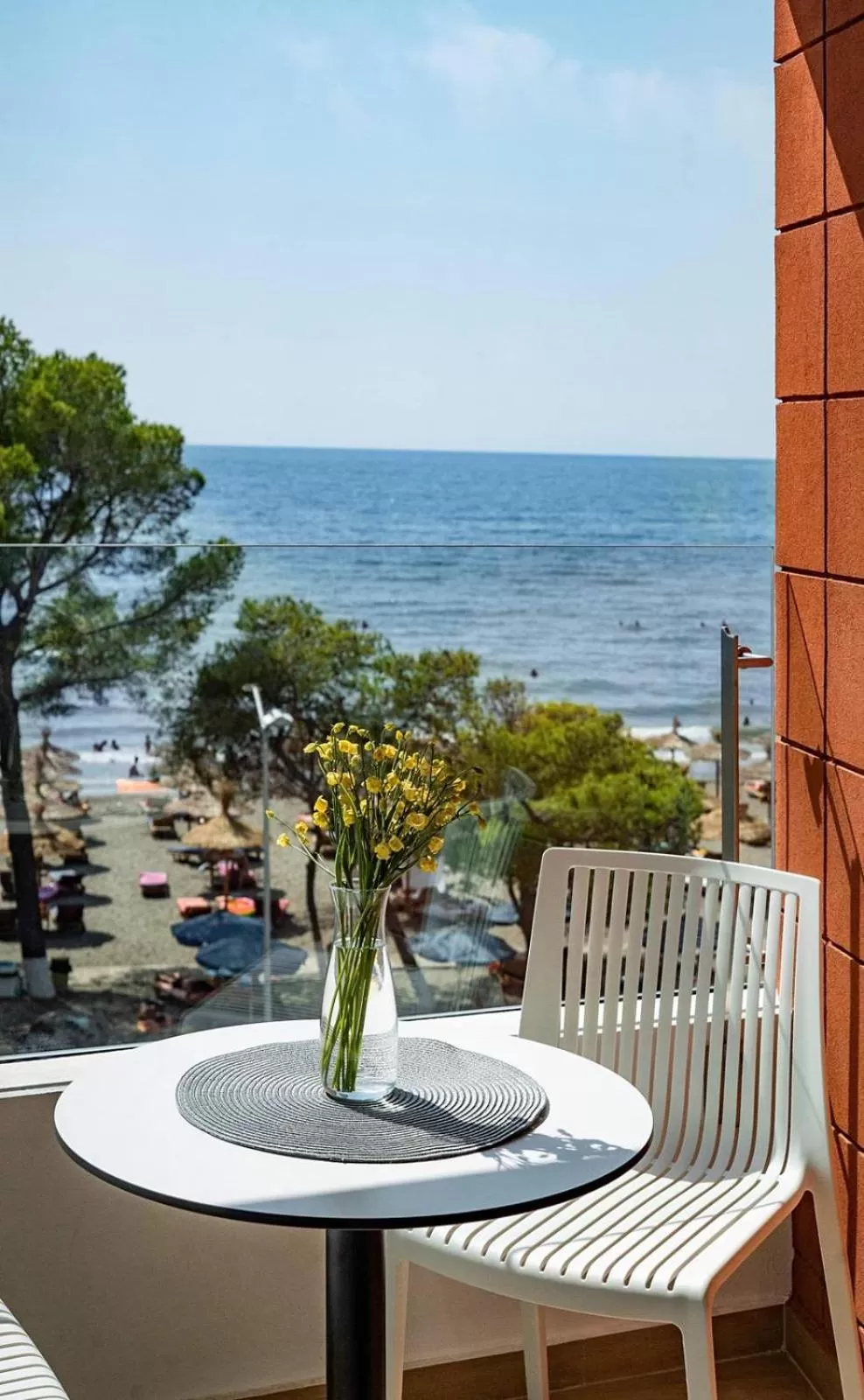 View (from property/room), Balcony/Terrace in Amare Hotel